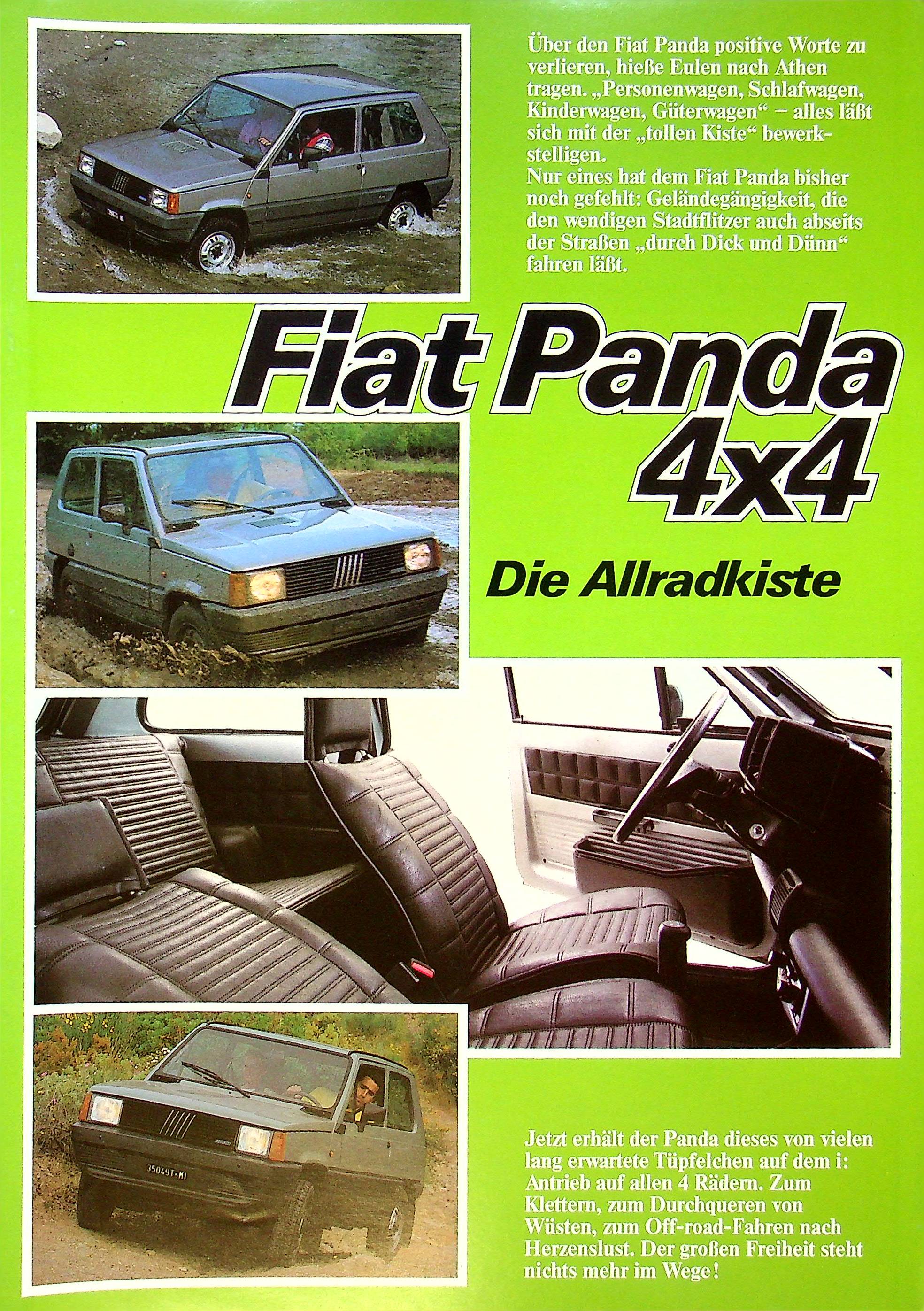 Fiat Panda 4x4 Prospekt 198?