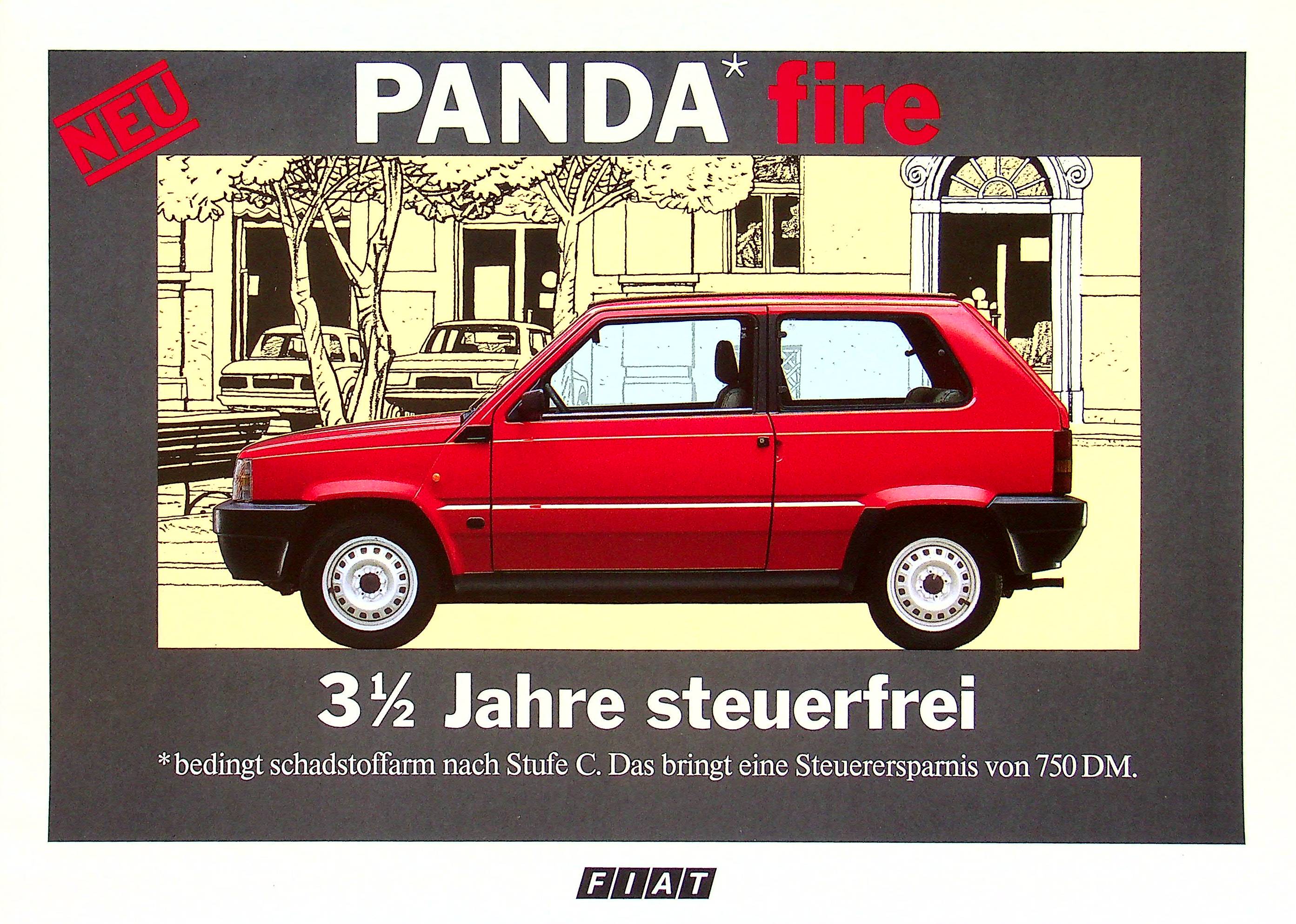 Fiat Panda Prospekt 06/1986