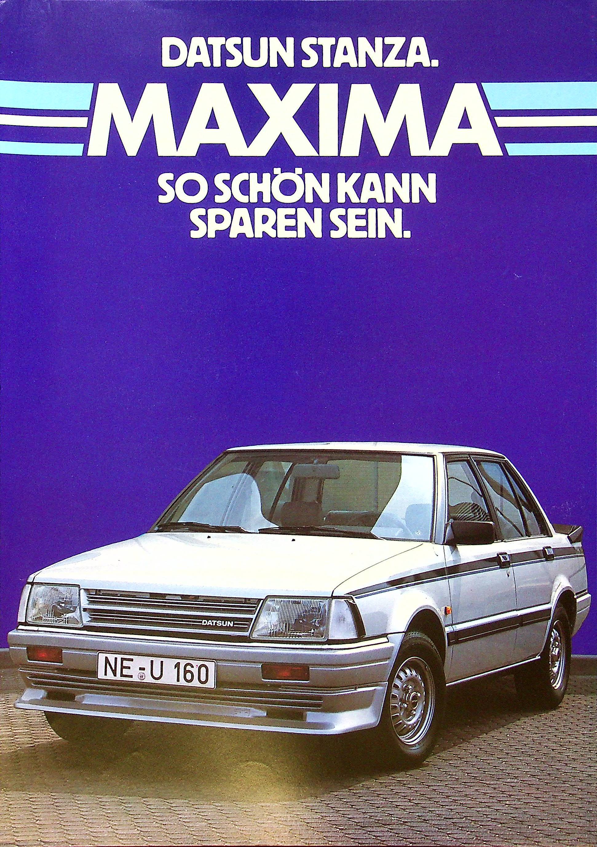 Datsun Stanza - Maxima - Prospekt 198?