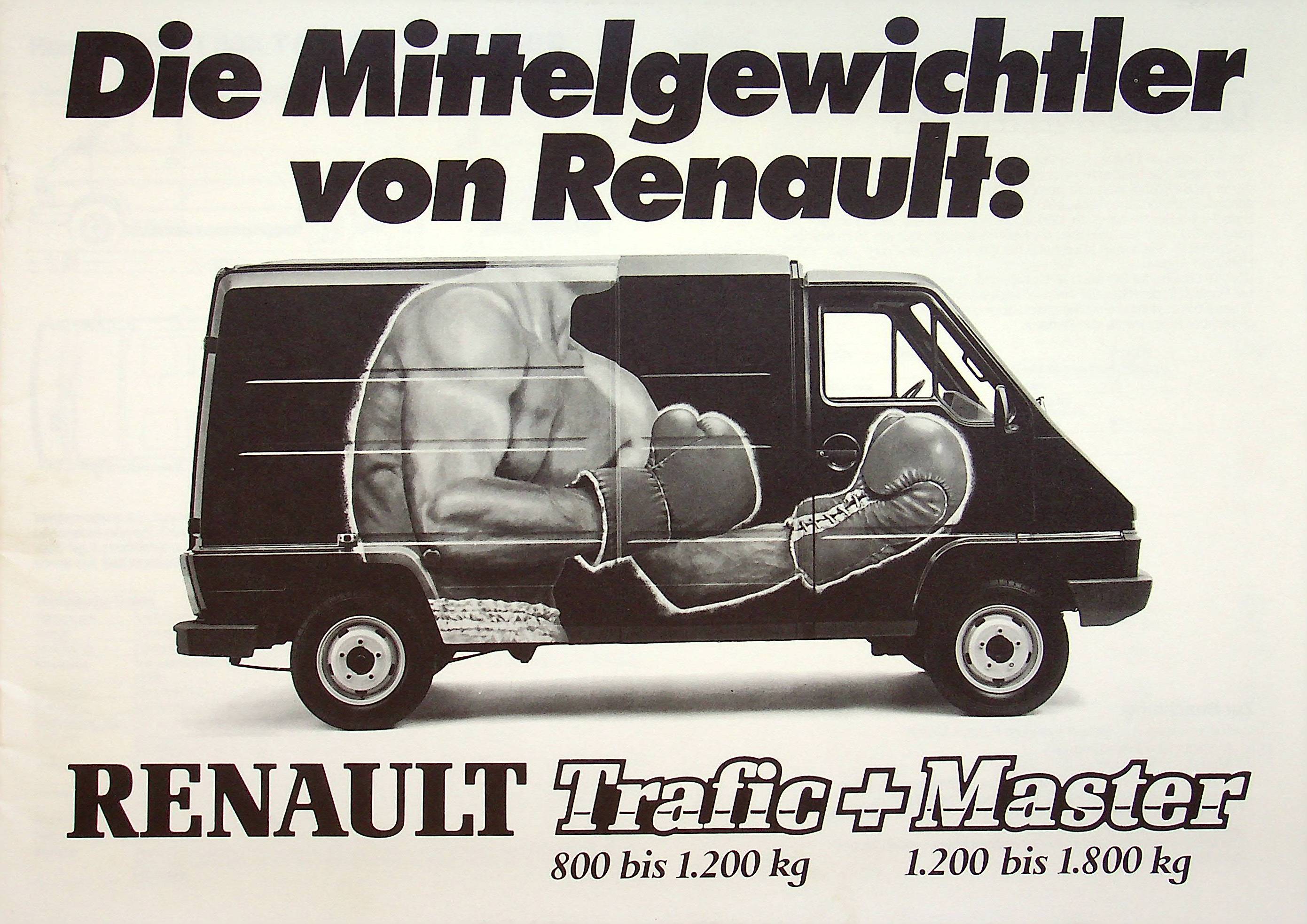 Renault Trafic Master - technische Daten - Prospekt 198?
