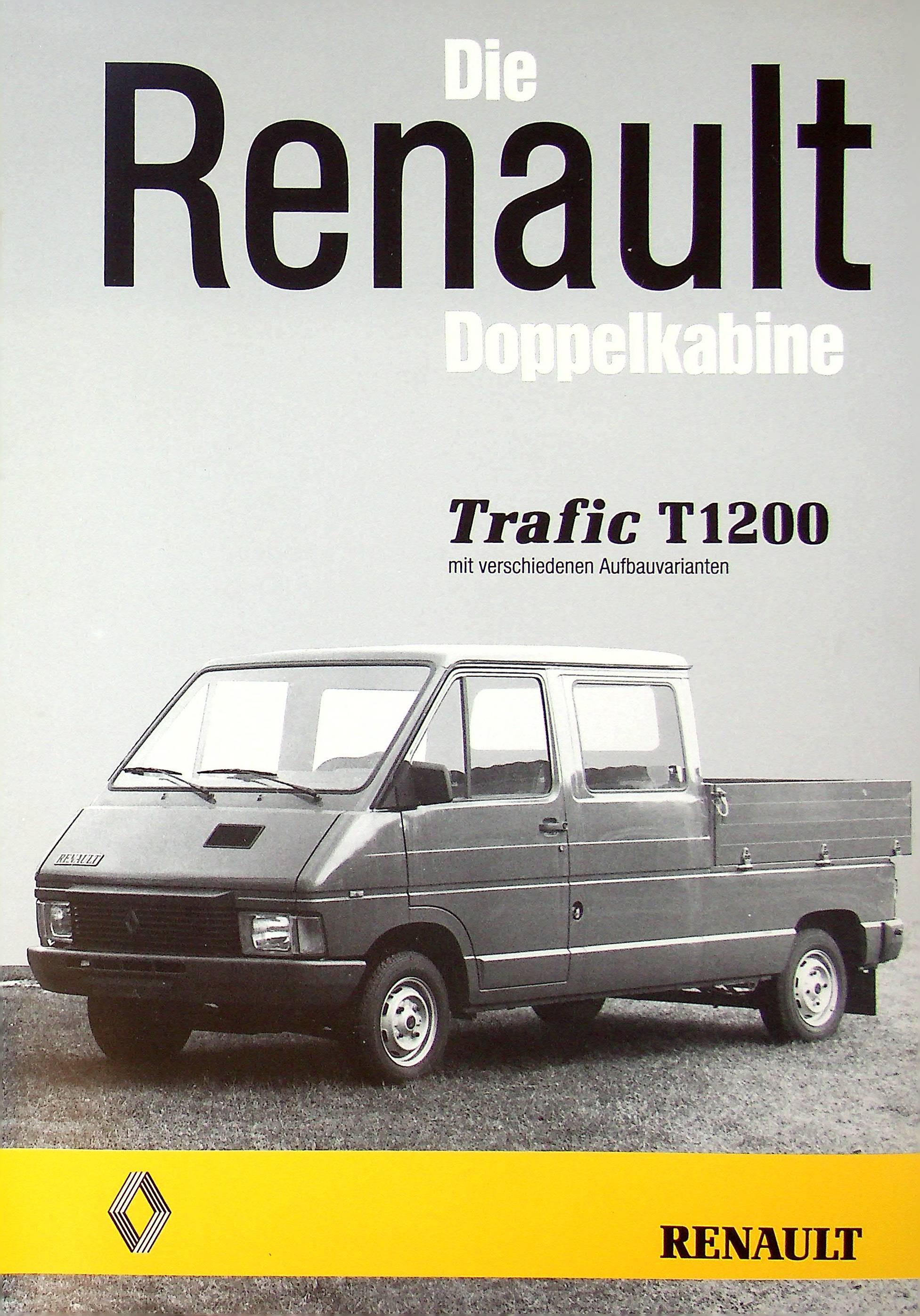 Renault Trafic Doppelkabine Prospekt 198?