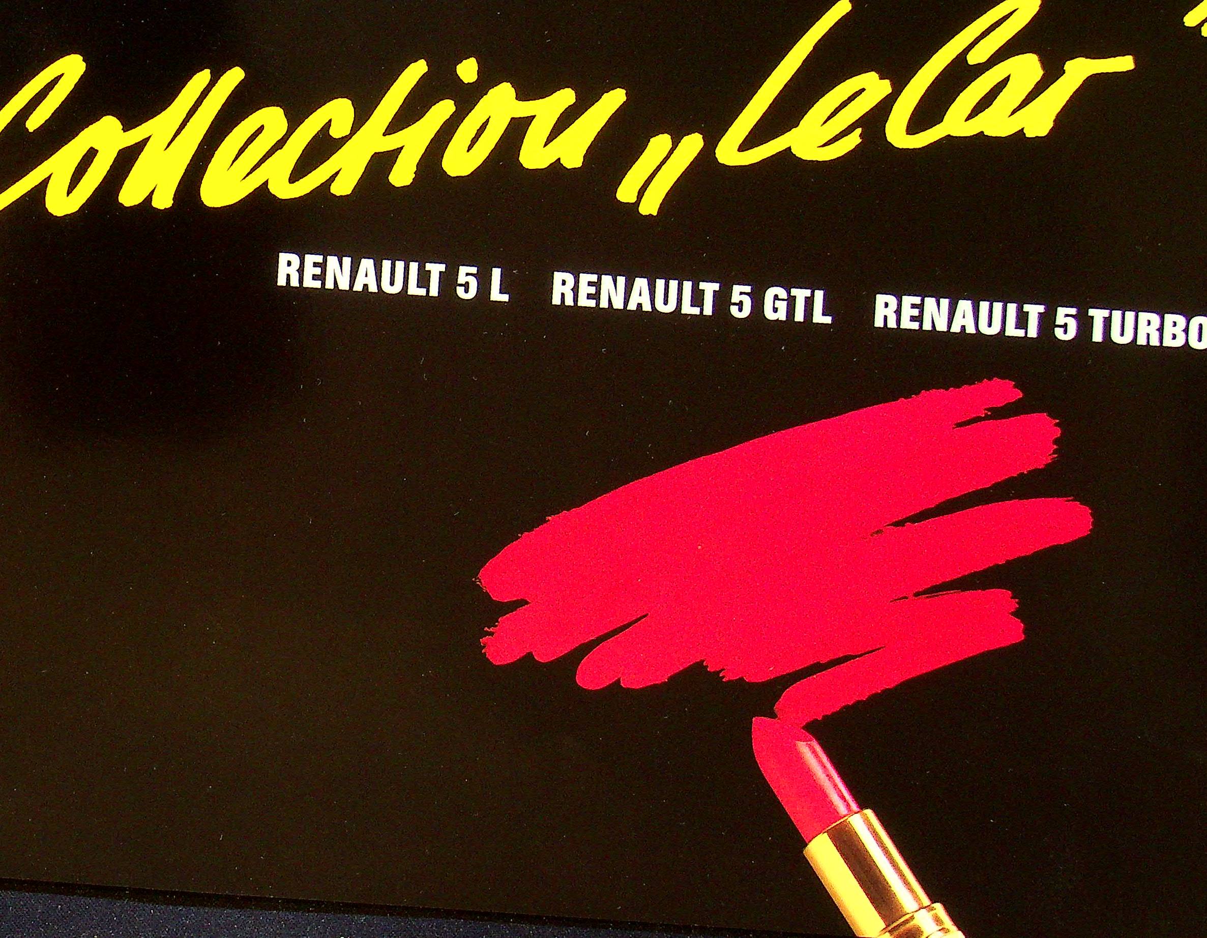 Renault R 5 - Le Car - Prospekt 198?