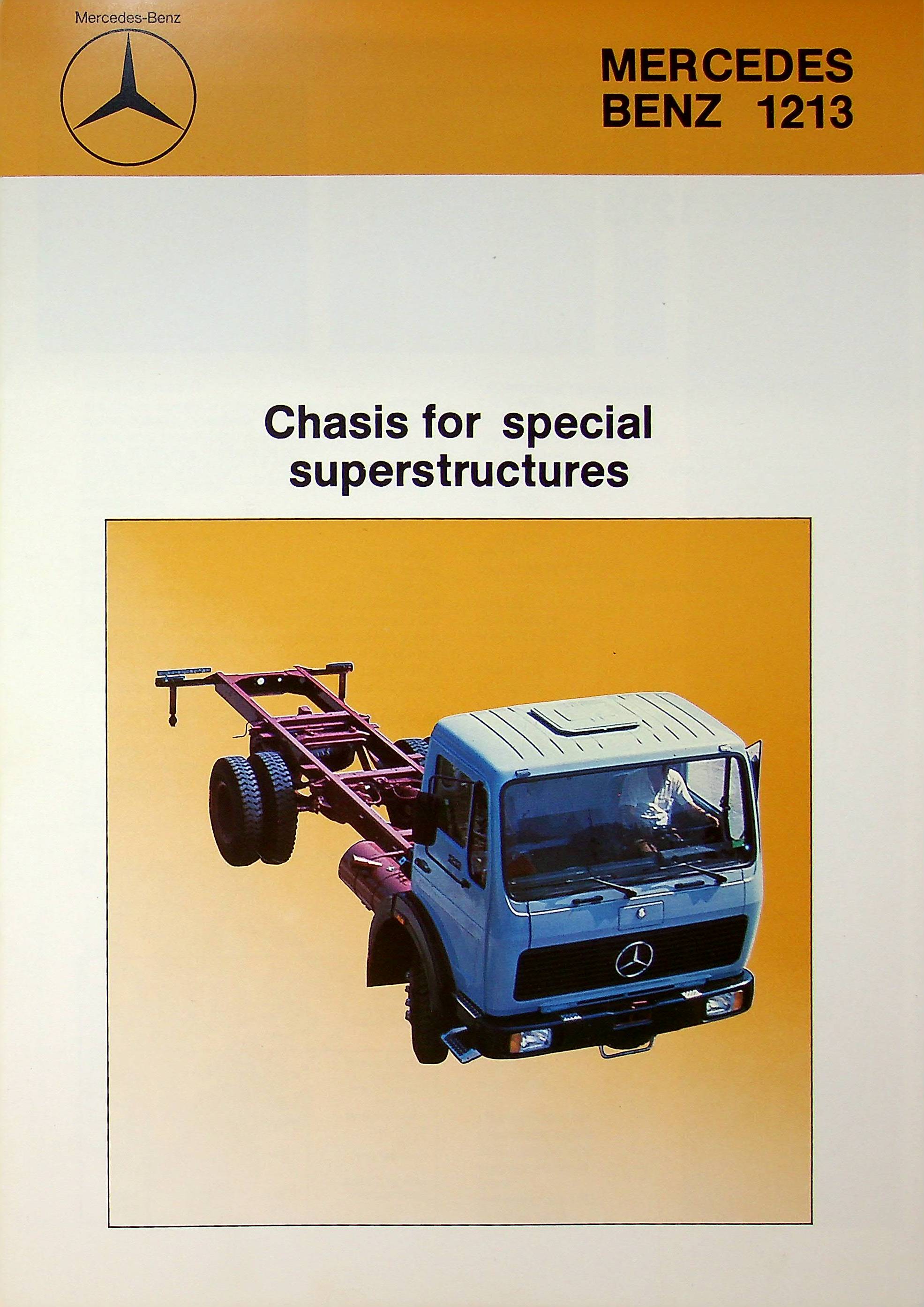 FAP Mercedes LKW 1213 Prospekt 198?