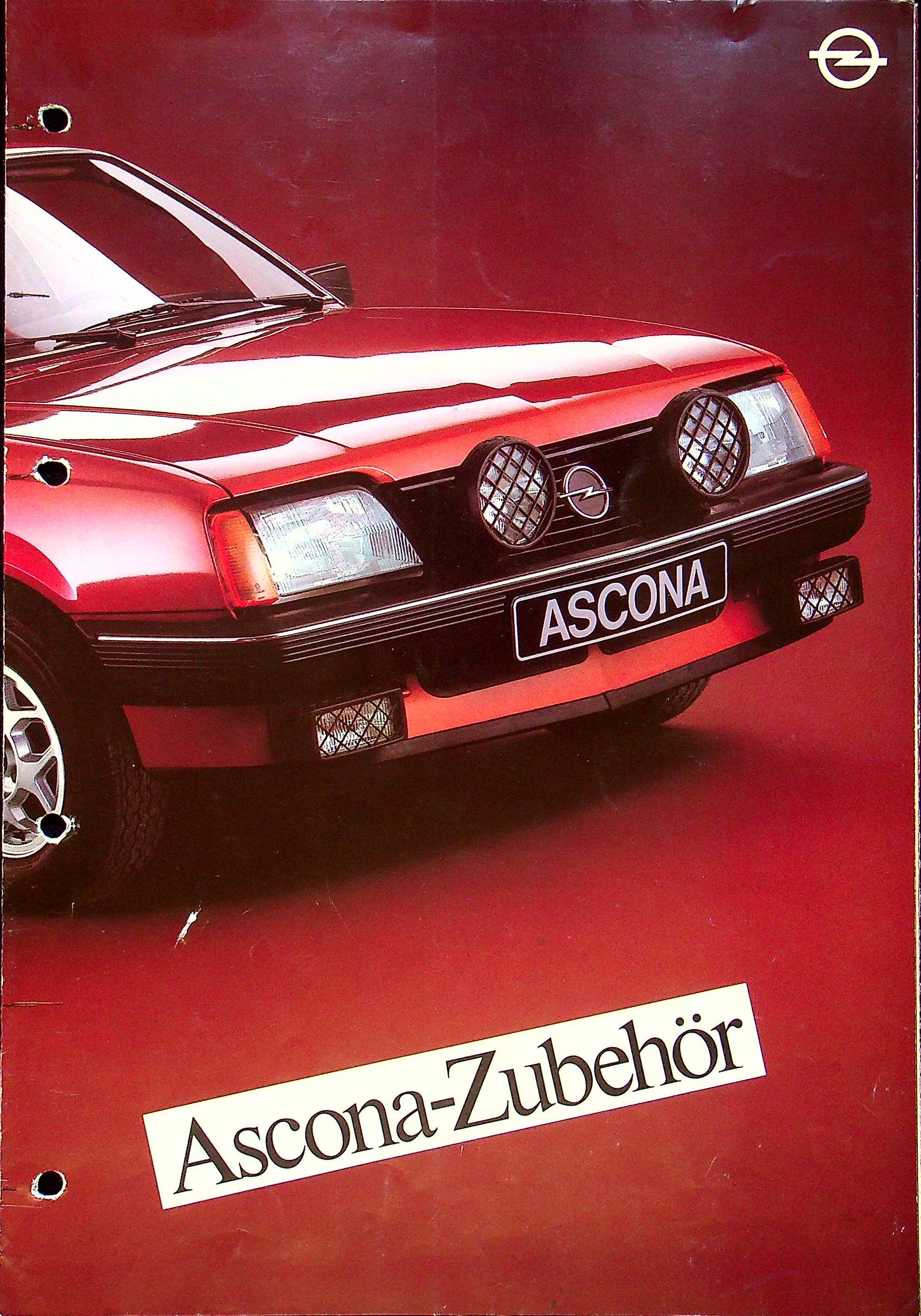 Opel Ascona - Zubehör - Prospekt 09/1981