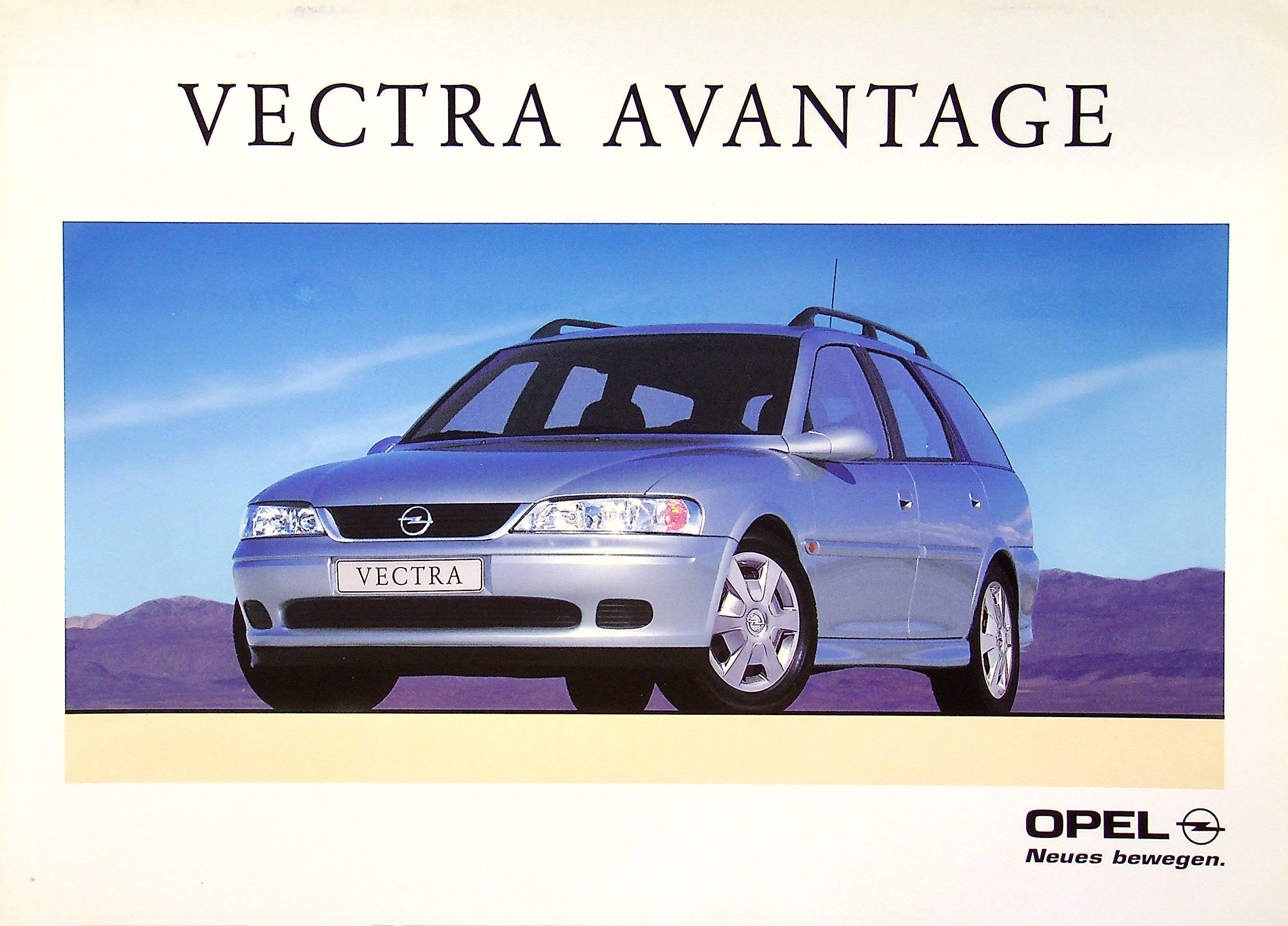 Opel Vectra B + Caravan - Avantage - CH - Prospekt 02/2000