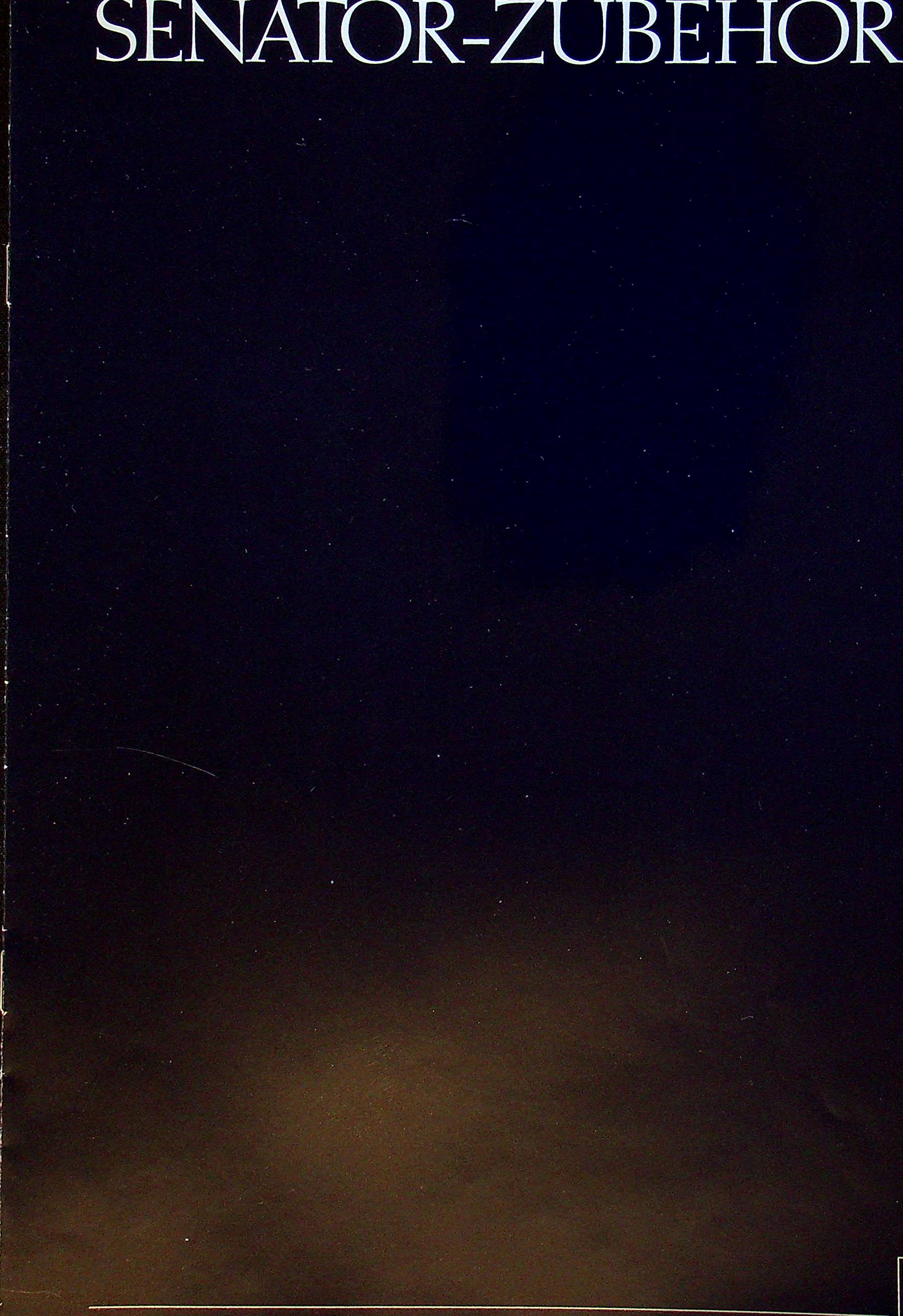 Opel Senator B - Zubehör - Prospekt 08/1987