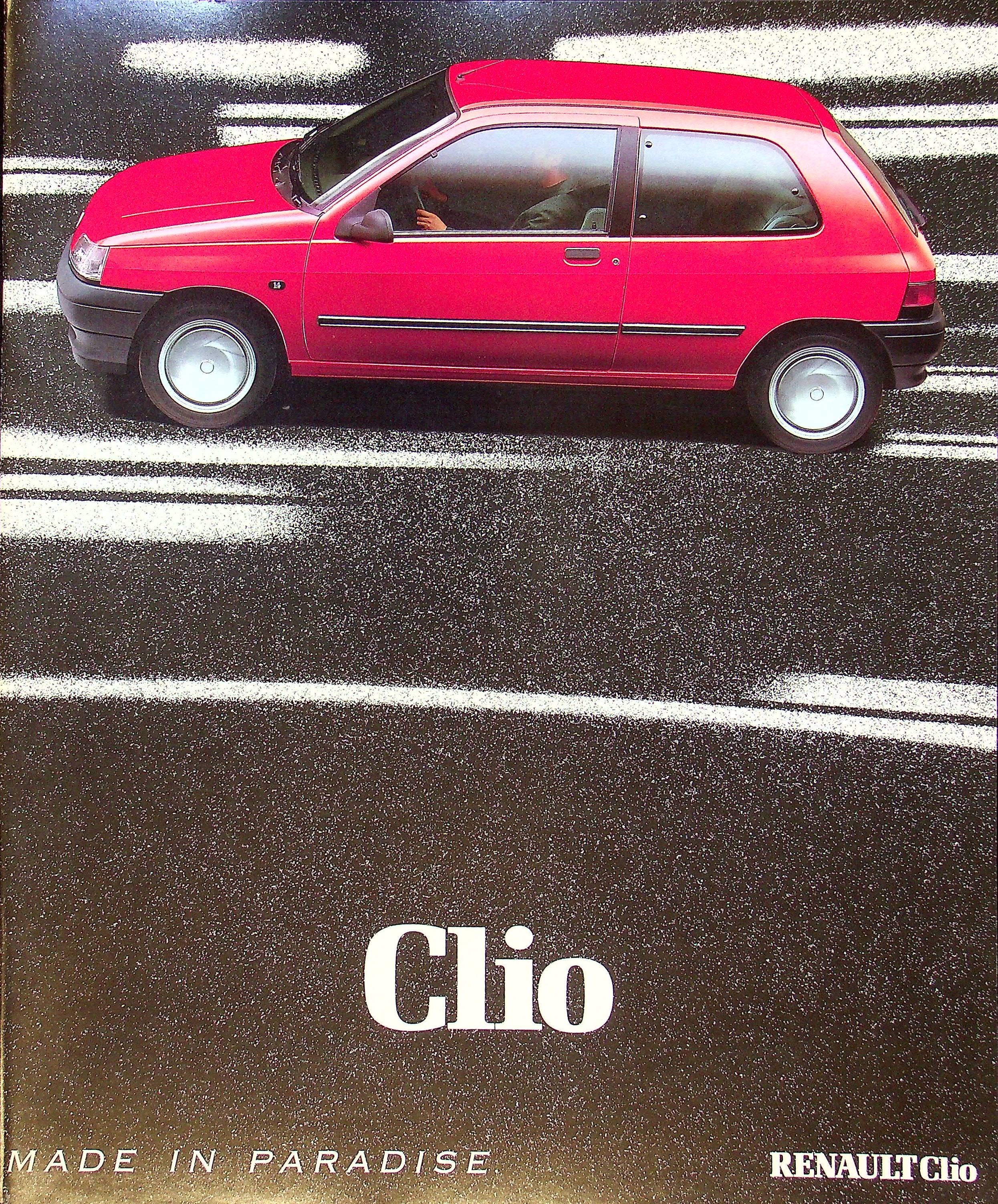 Renault Clio A - Übergröße - Prospekt 11/1990