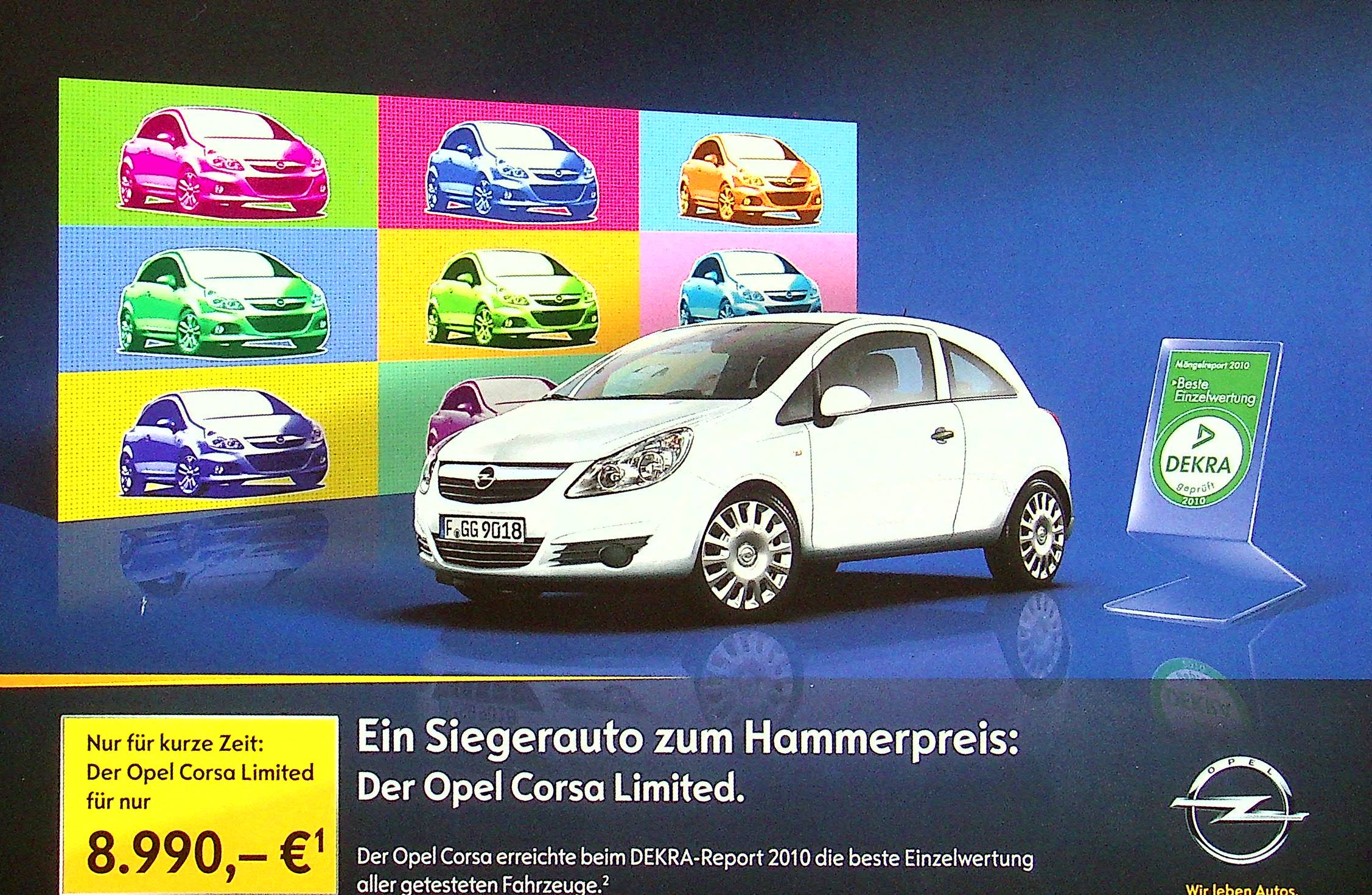 Opel Corsa D - Limited - Prospekt 07/2010