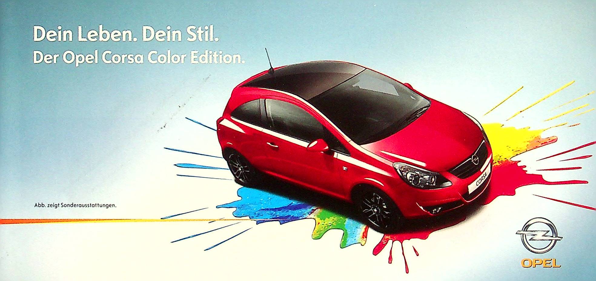 Opel Corsa D - Color Line - Prospekt 09/2009