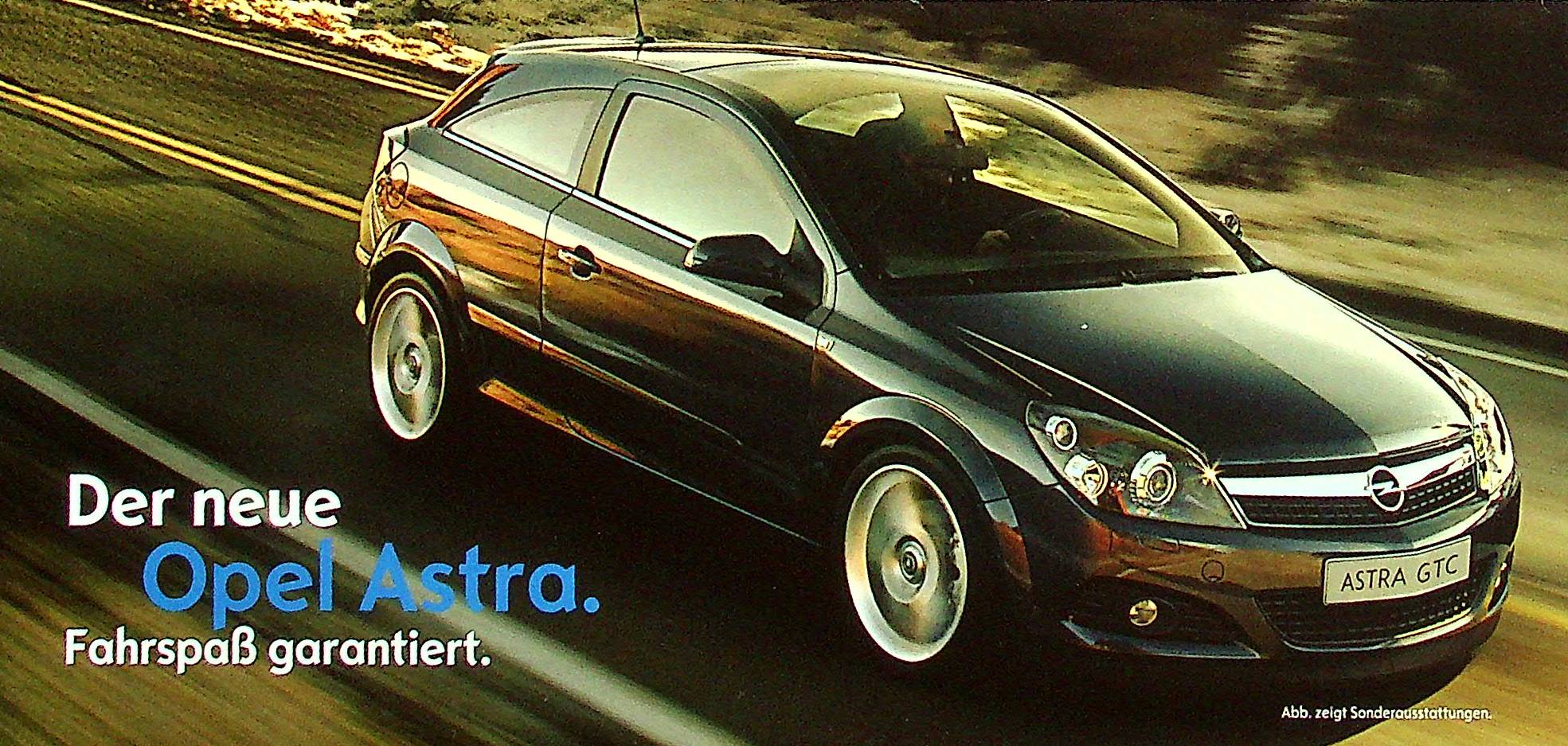 Opel Astra H Prospekt 02/2007