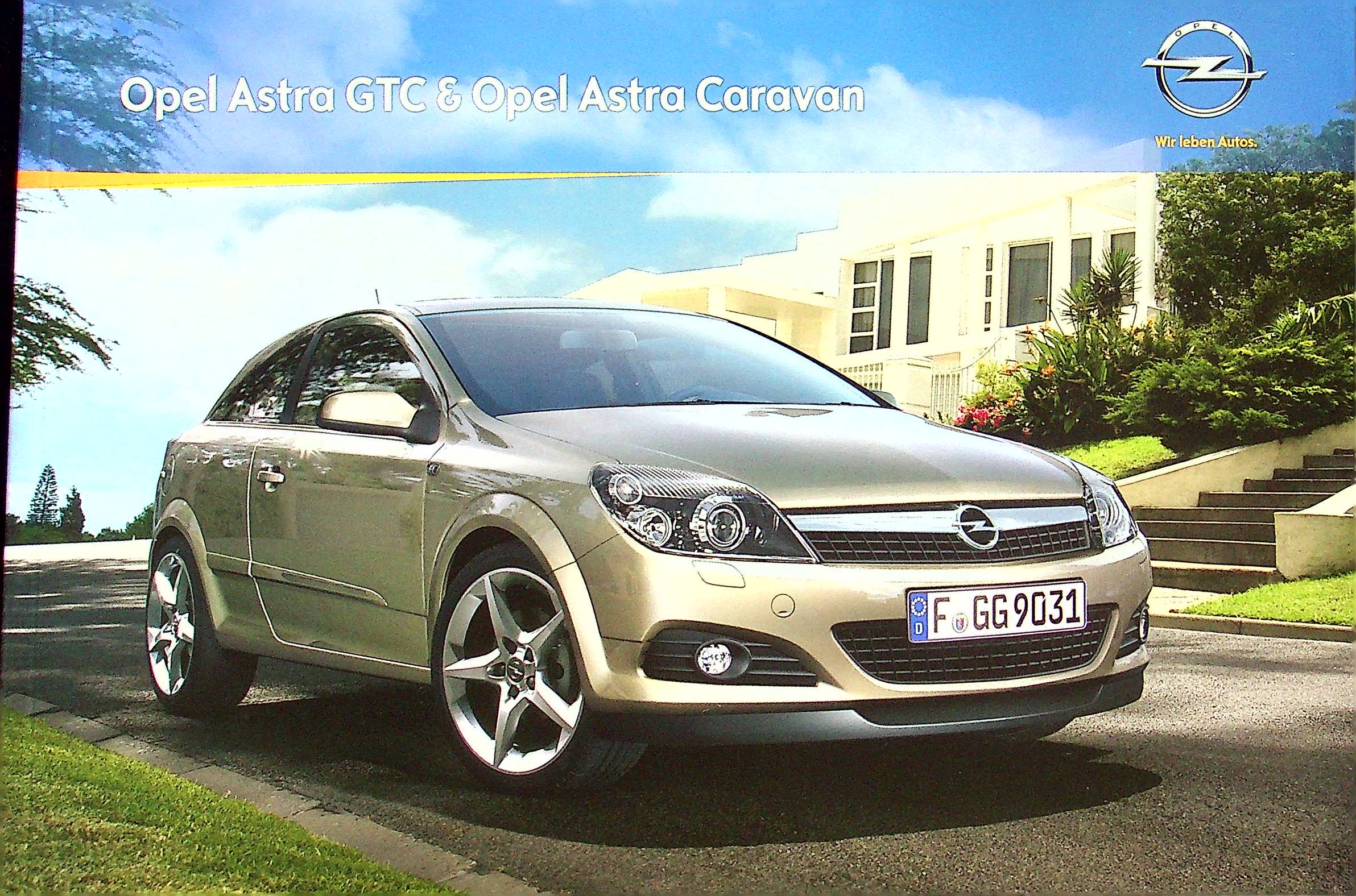 Opel Astra H GTC + Caravan Prospekt 06/2010