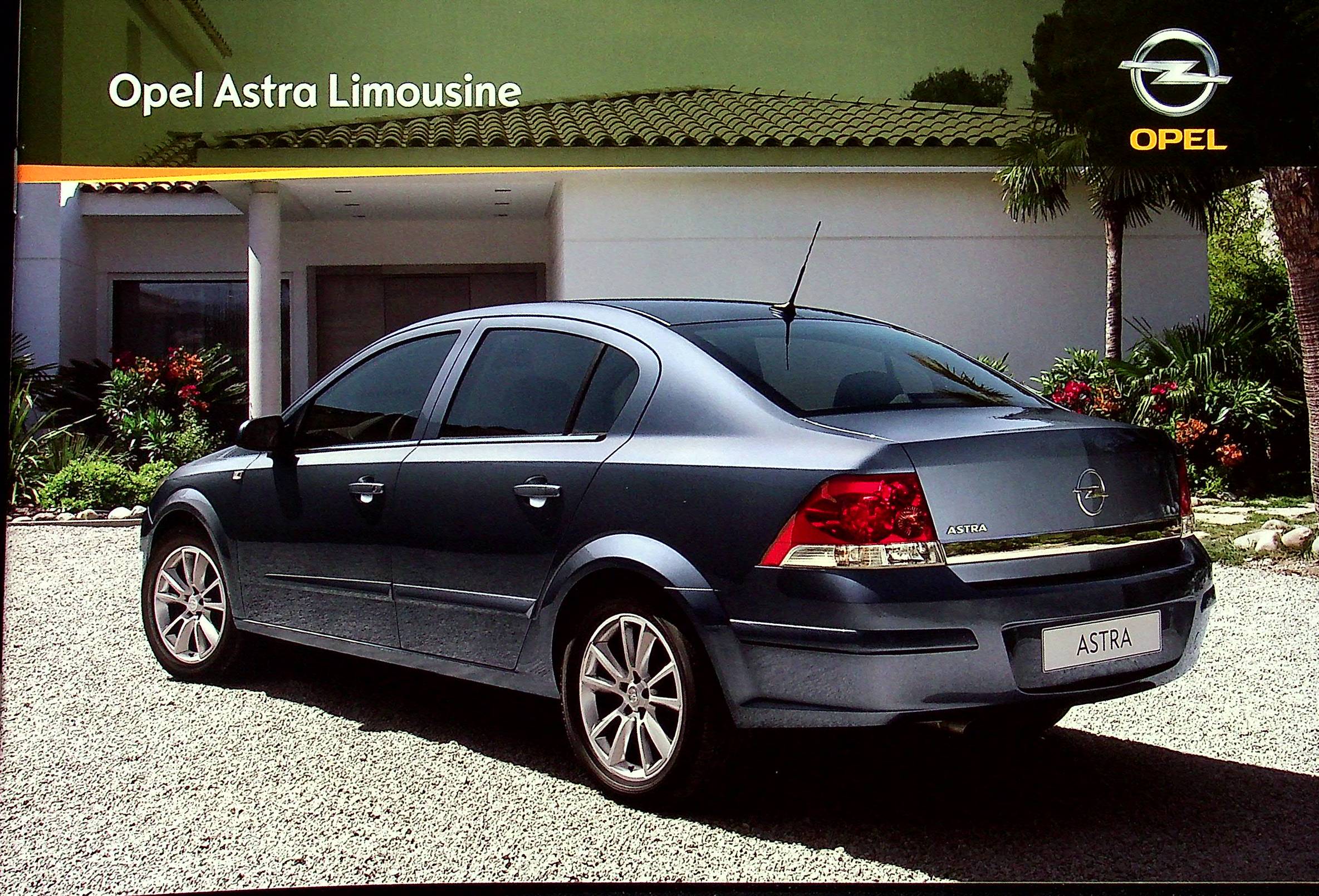 Opel Astra H Limousine Prospekt 05/2009