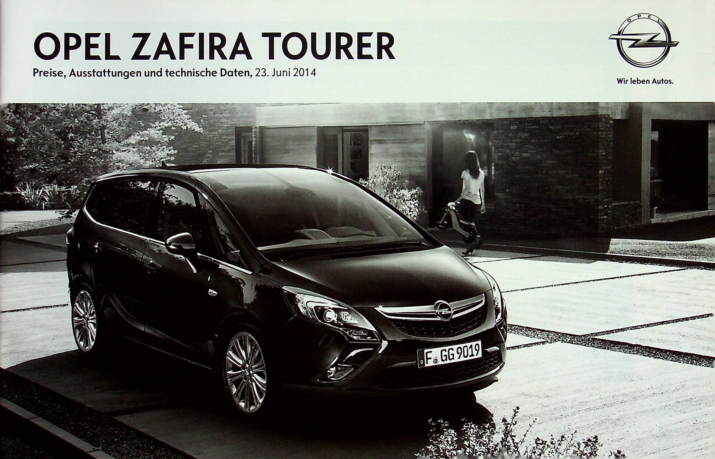 Opel Zafira Tourer - Preisliste & Extras - Prospekt 06/2014