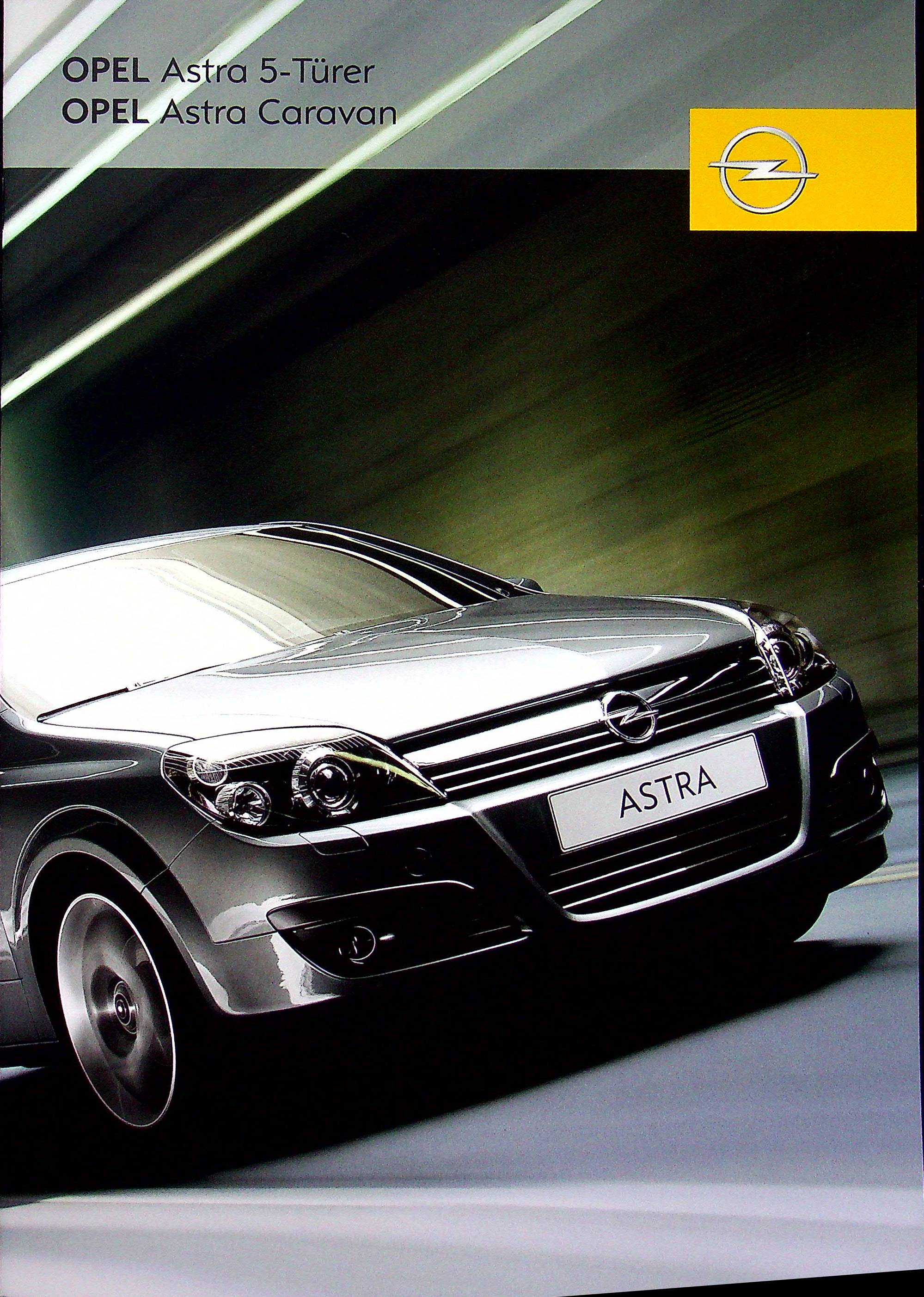 Opel Astra H Prospekt 08/2005