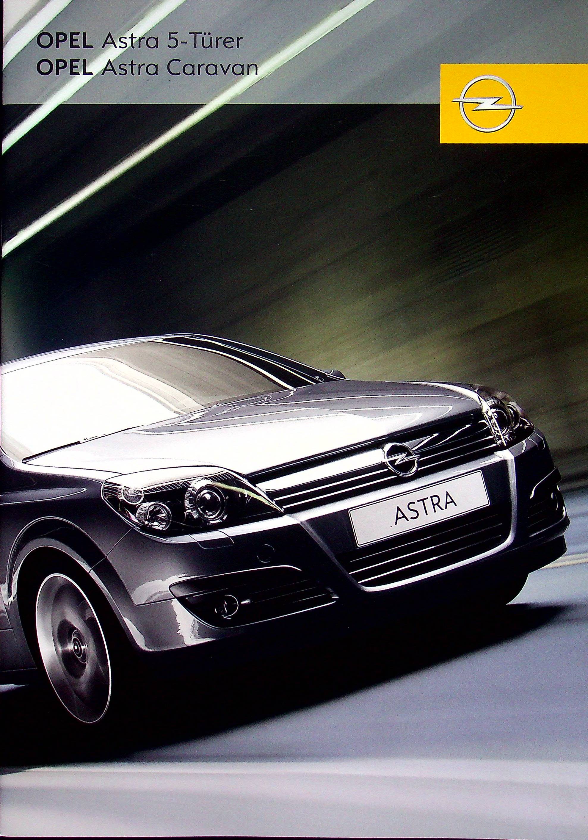 Opel Astra H Prospekt 12/2005