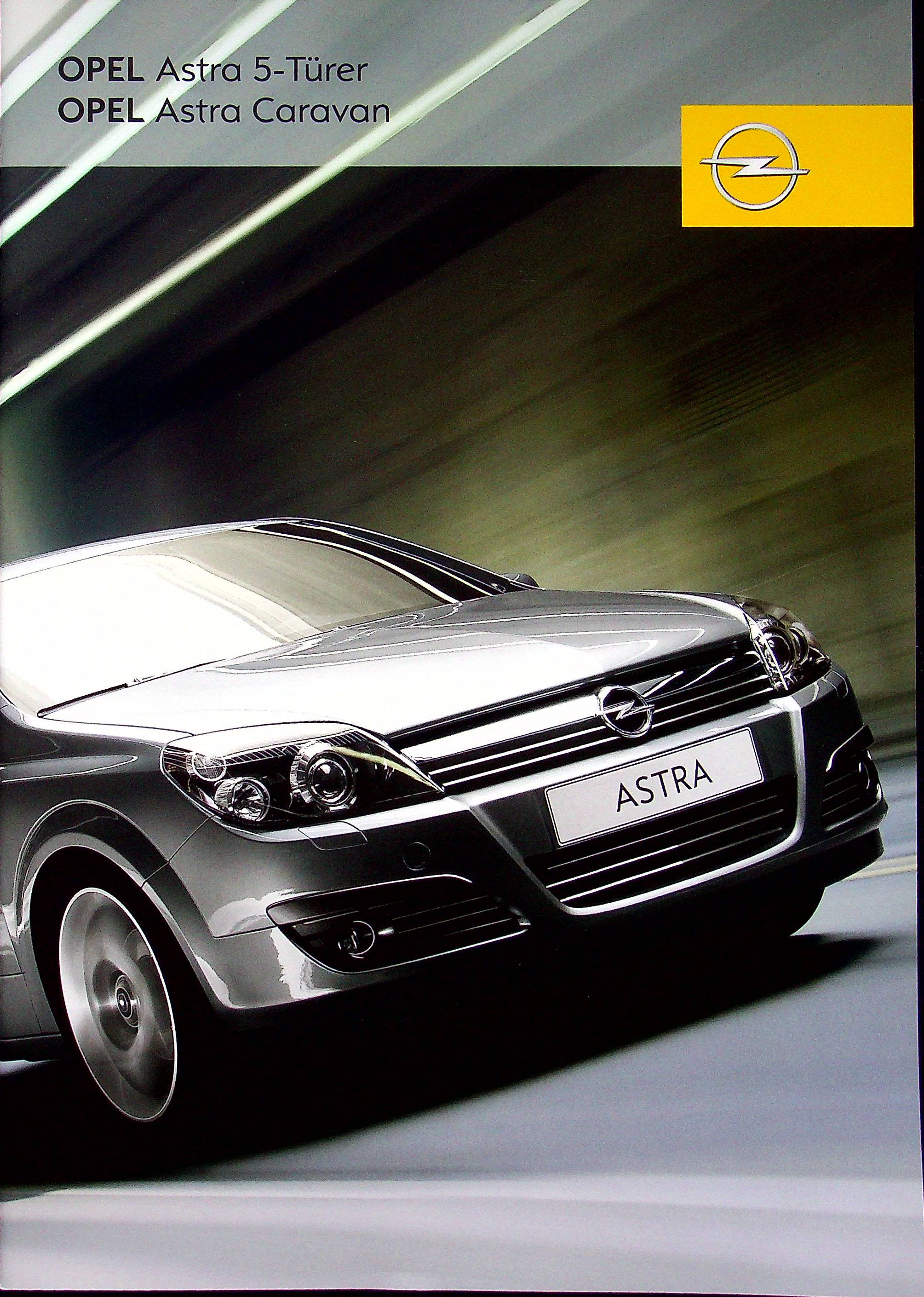 Opel Astra H Prospekt 01/2006