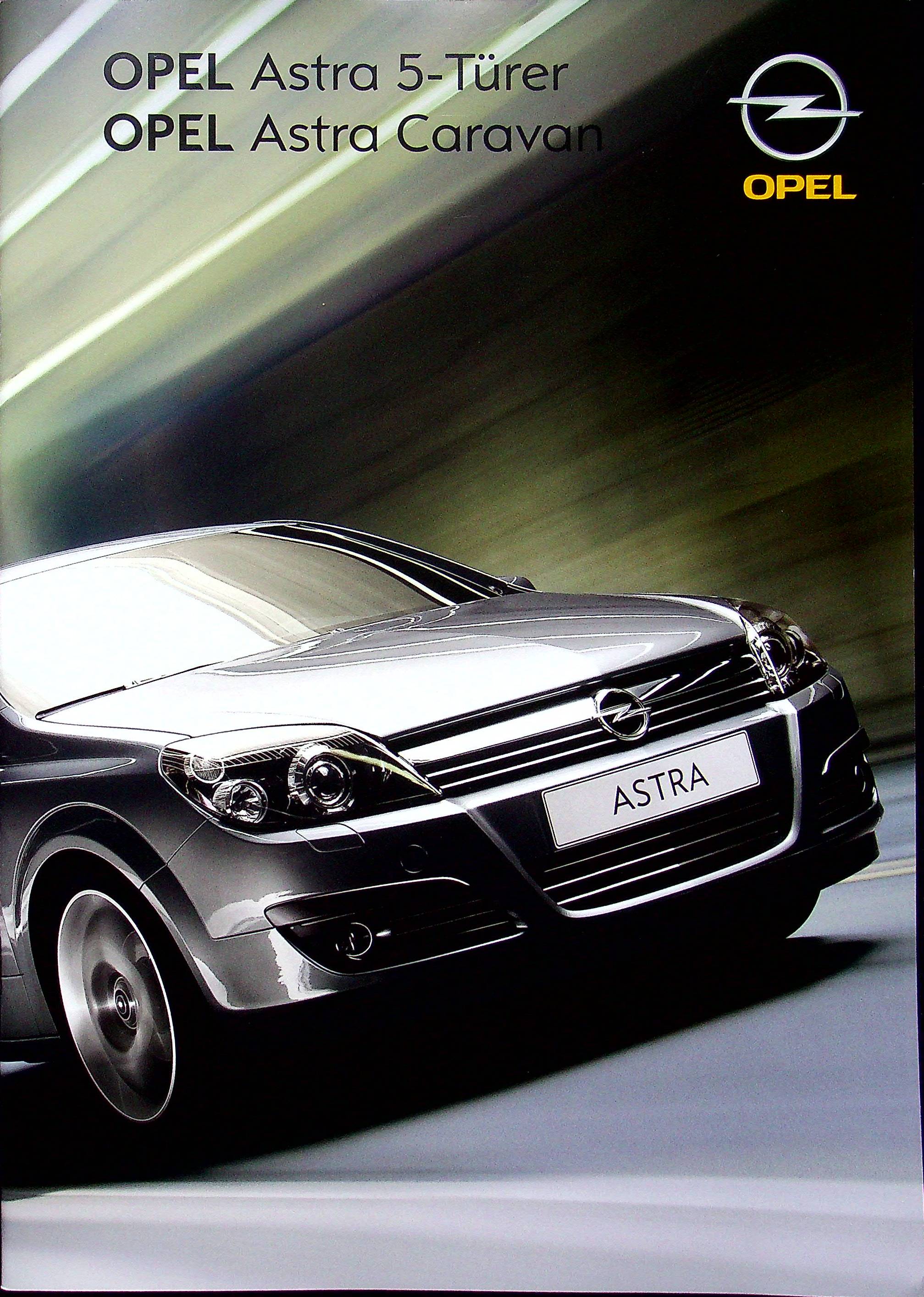 Opel Astra H Prospekt 08/2006