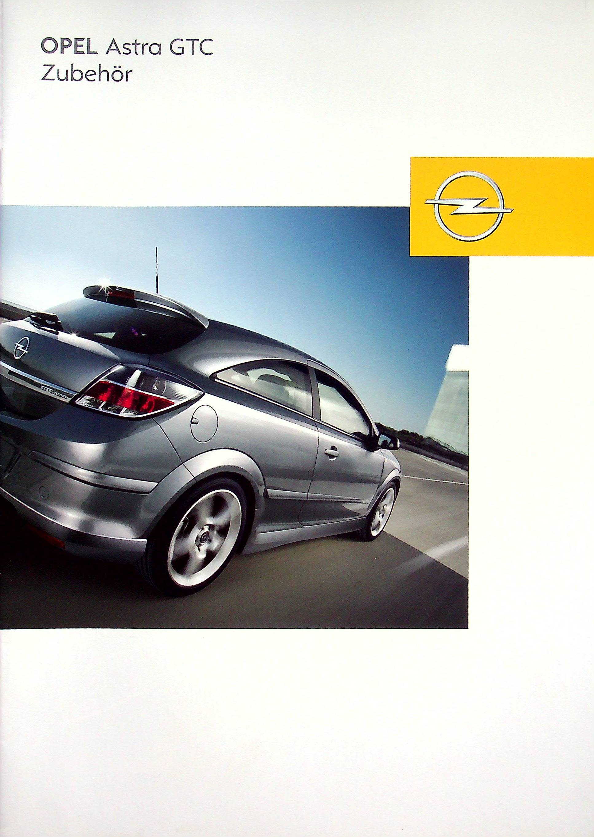 Opel Astra GTC - Zubehör - Prospekt 01/2005