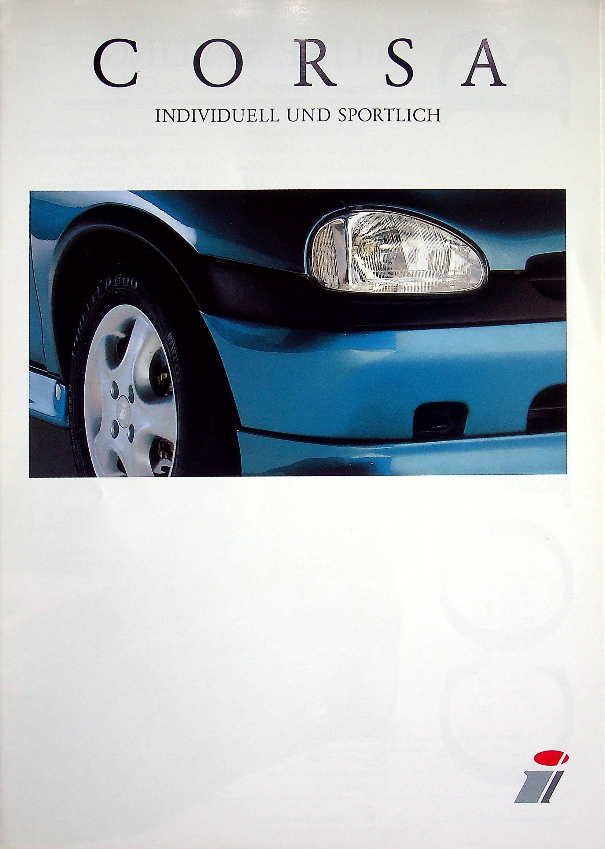 Opel Corsa B - i line Irmscher - Prospekt 07/1994