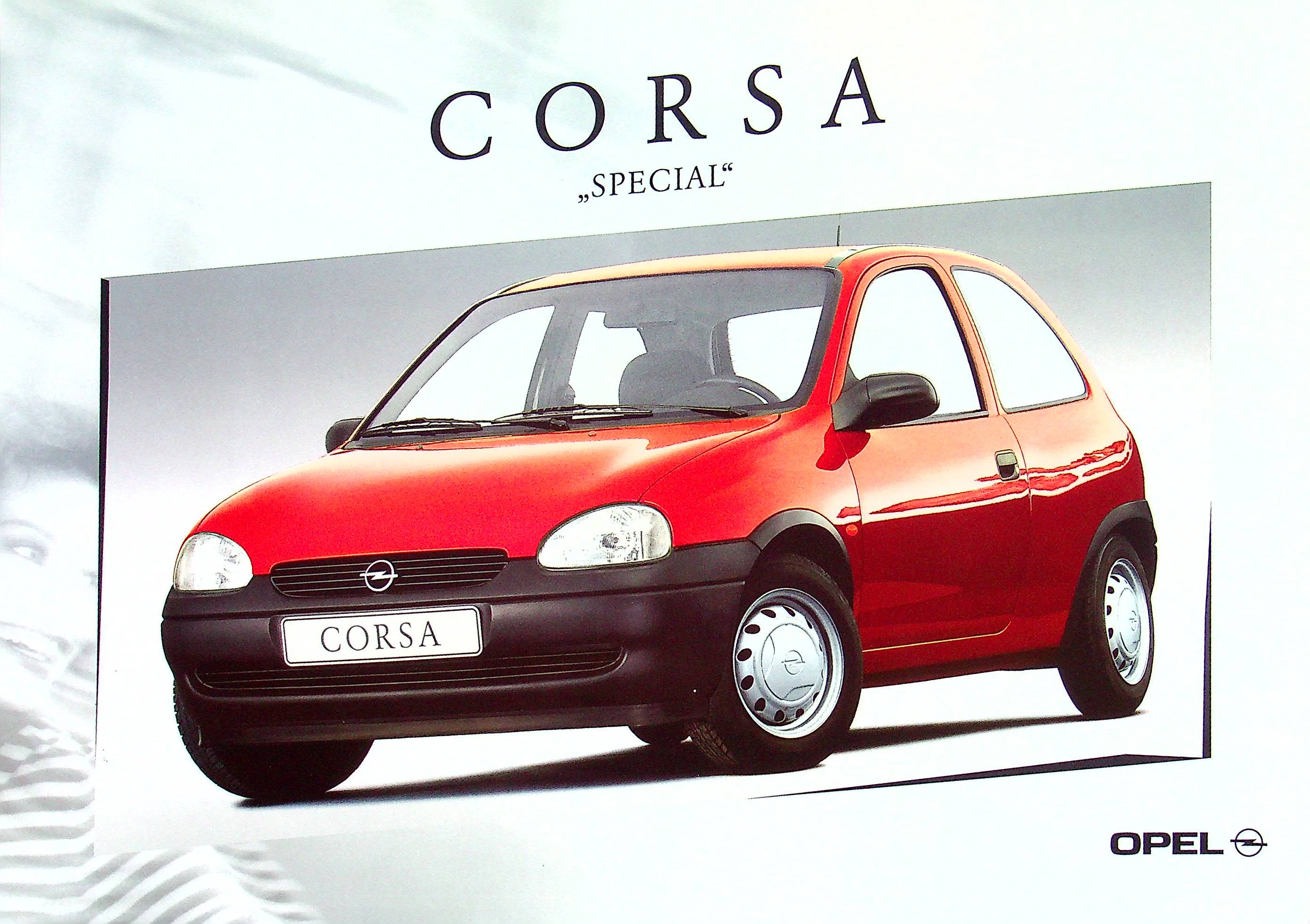 Opel Corsa B - Special - Prospekt 02/1999