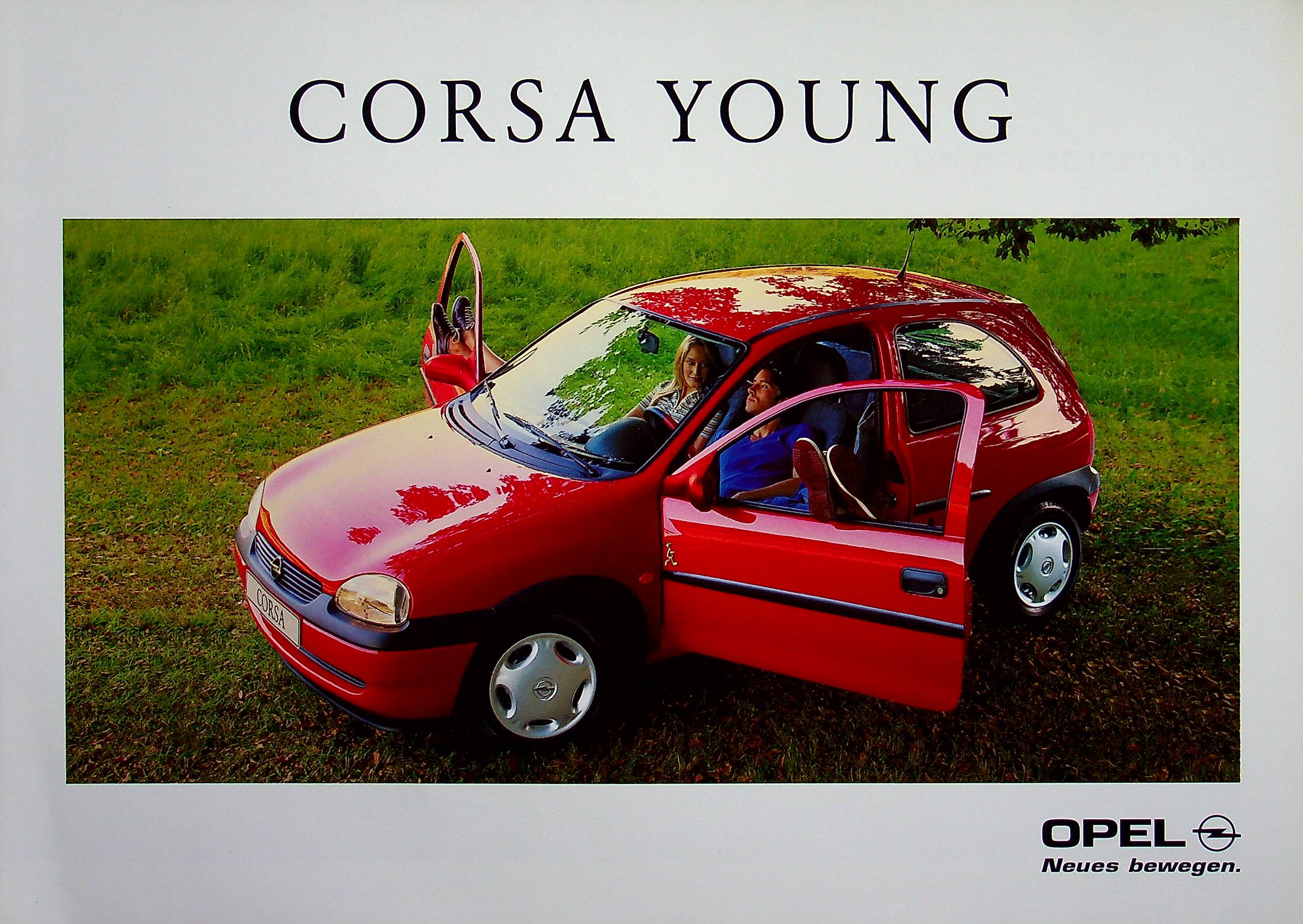 Opel Corsa B - Young - Schweiz - Prospekt 01/1999