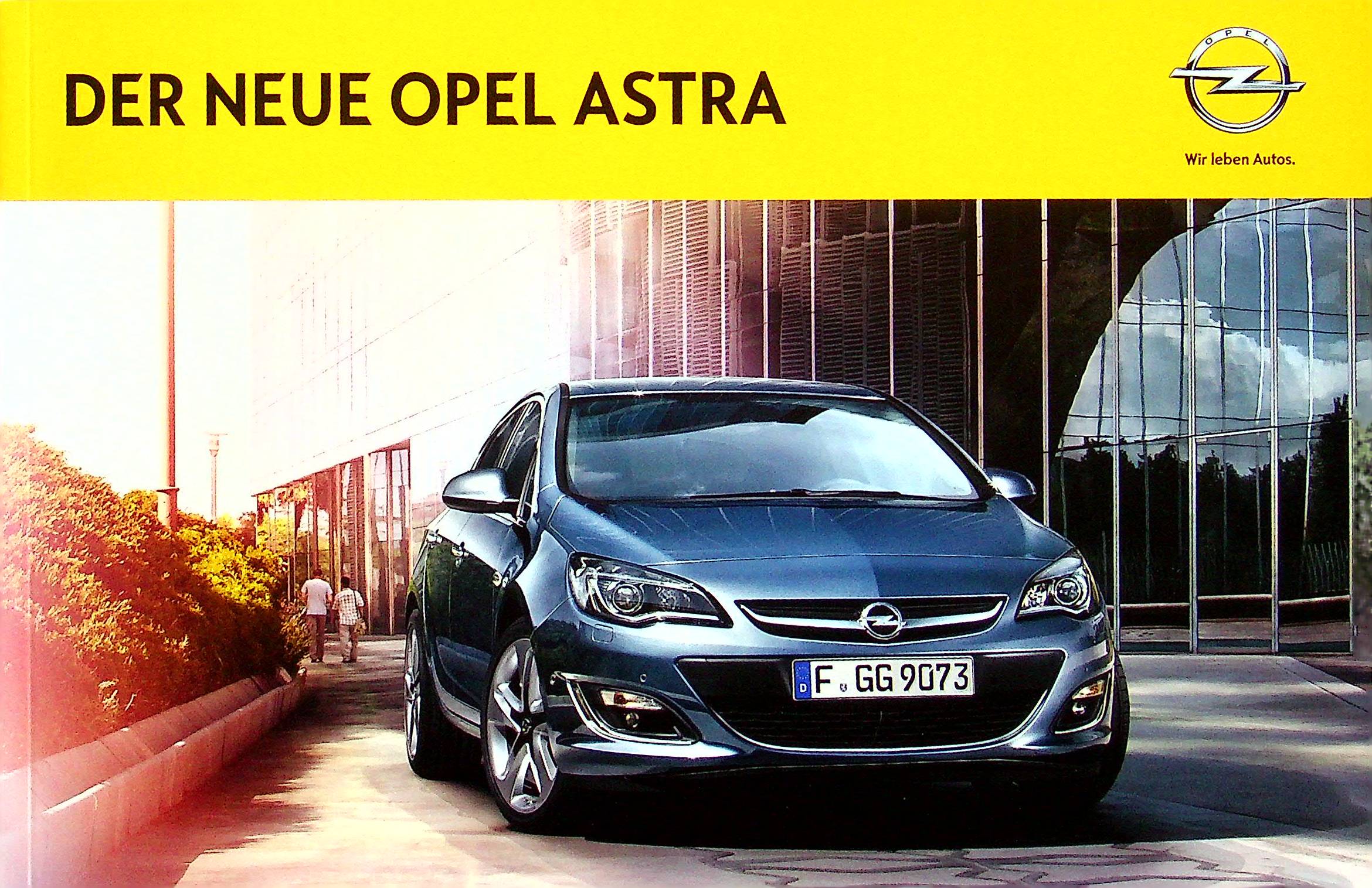 Opel Astra J Prospekt 09/2012