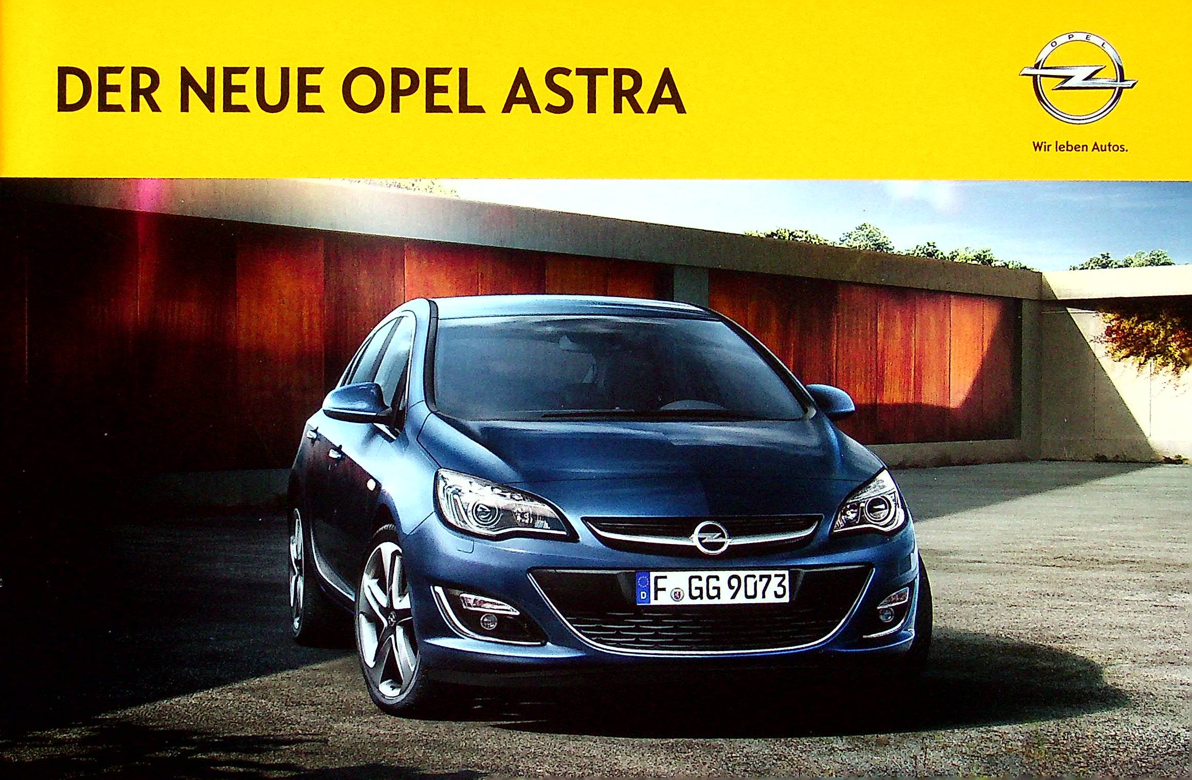 Opel Astra J Prospekt 06/2012