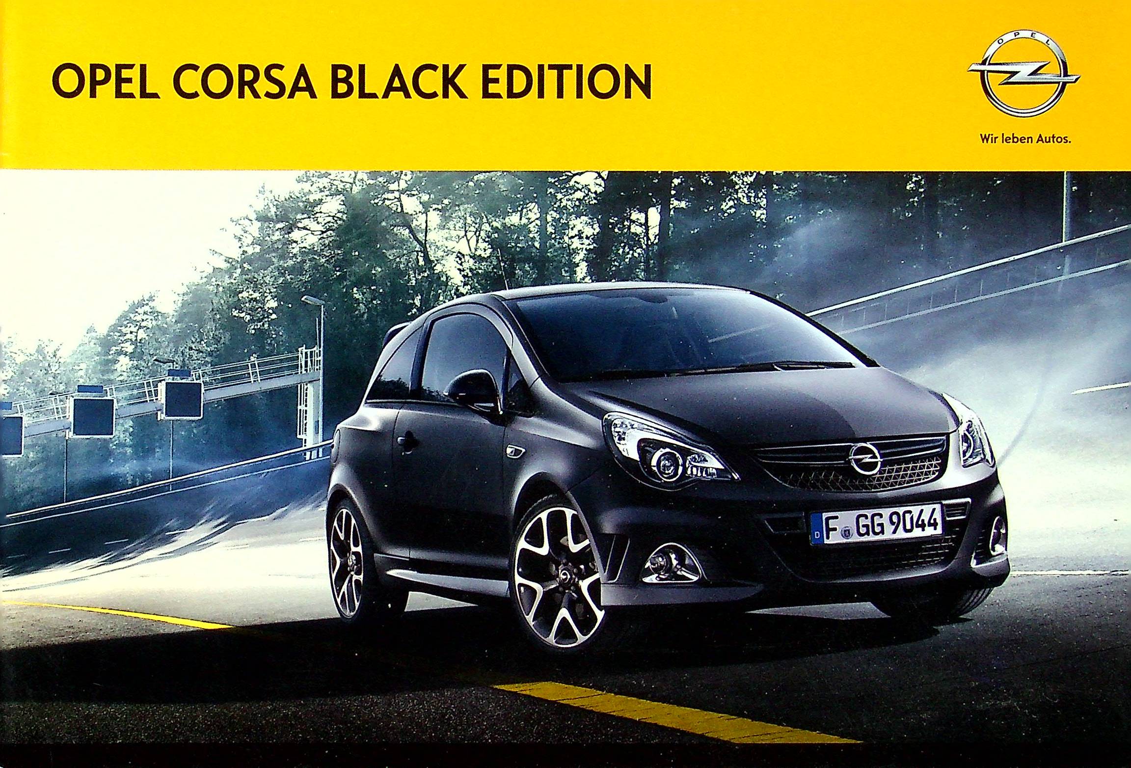 Opel Corsa - Black Edition - Prospekt 11/2011