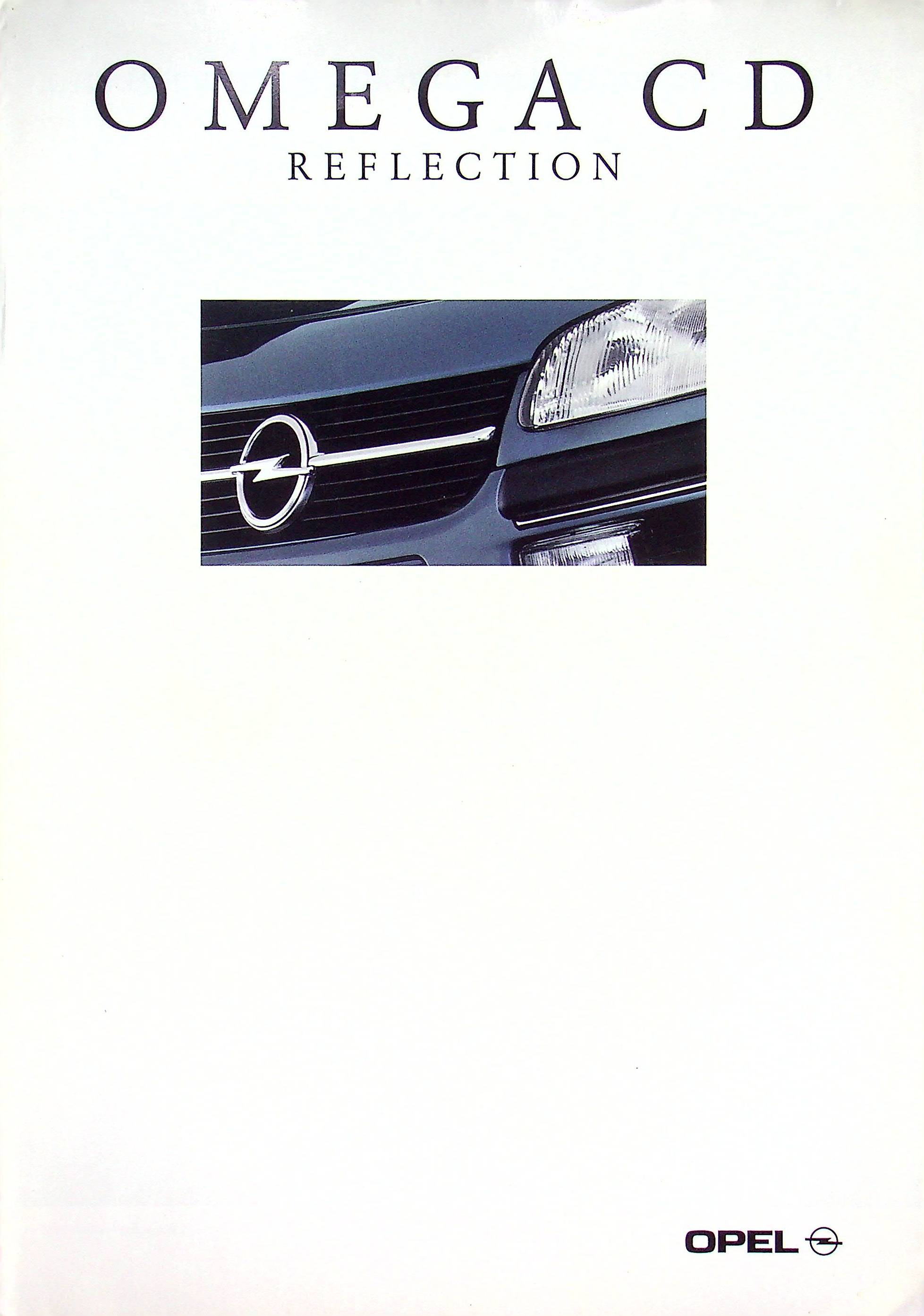Opel Omega B CD - Reflection - Prospekt 07/1995