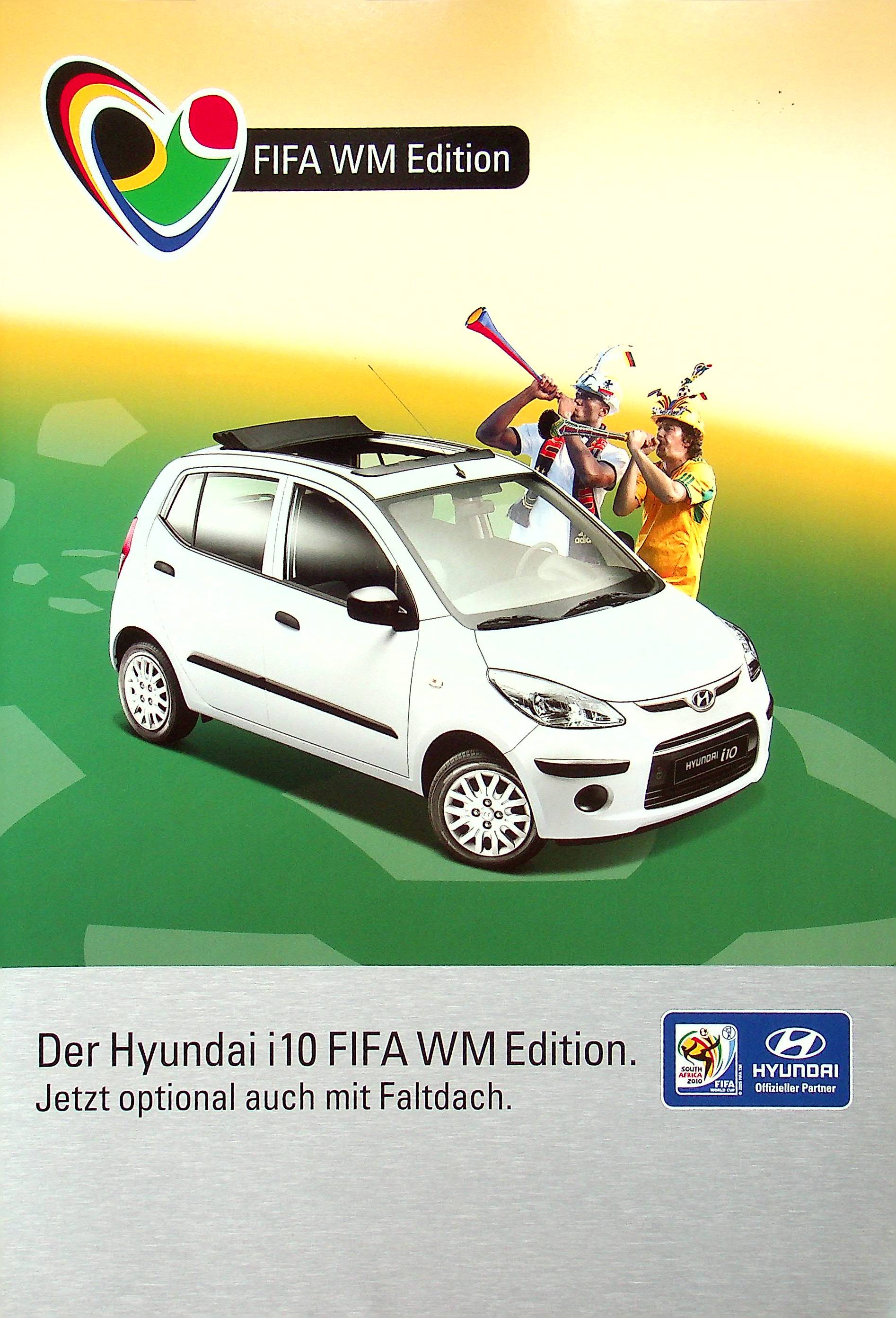 Hyundai i10 - FIFA WM 2010 - Prospekt 04/2010