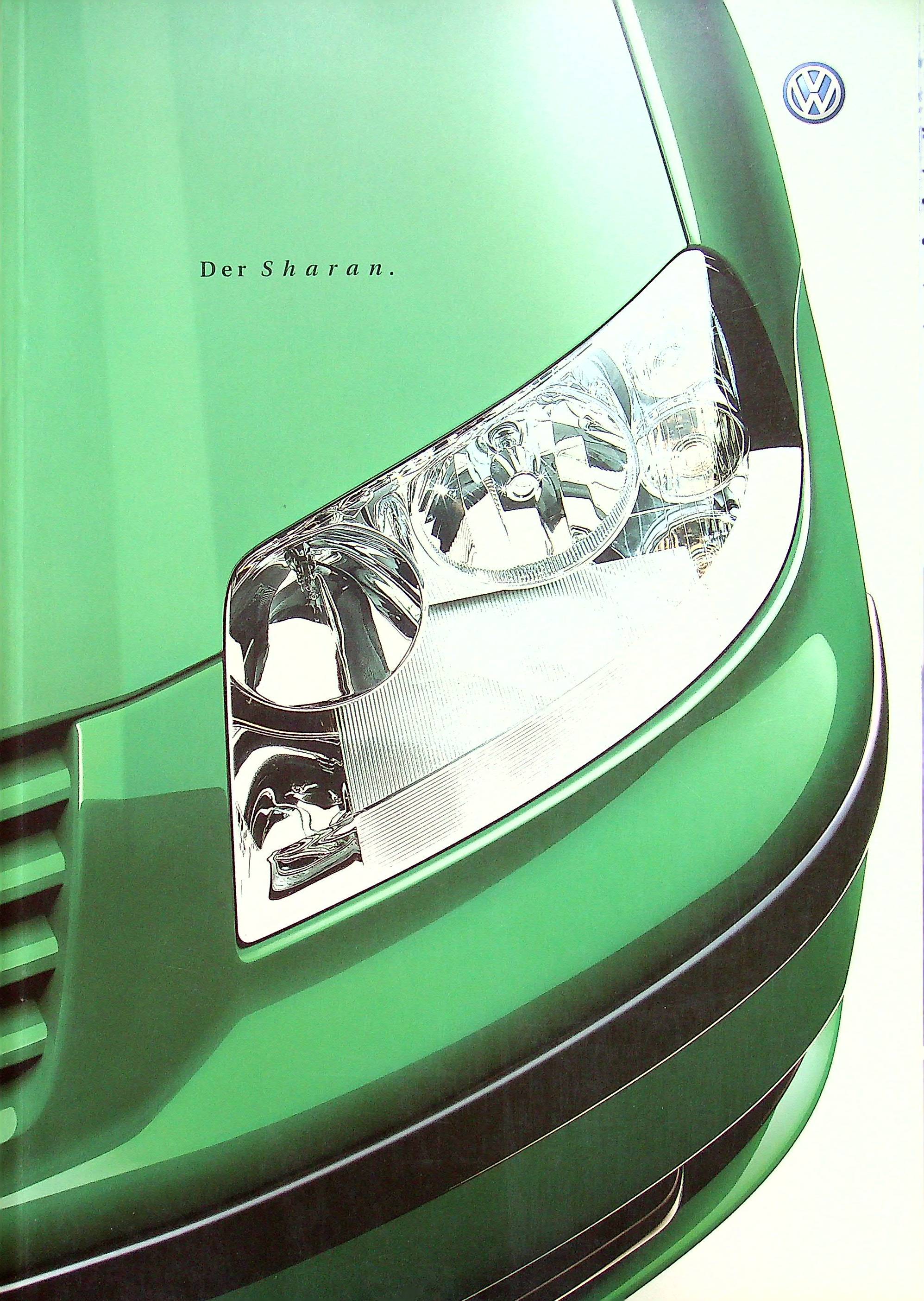 VW Sharan Prospekt 04/2002