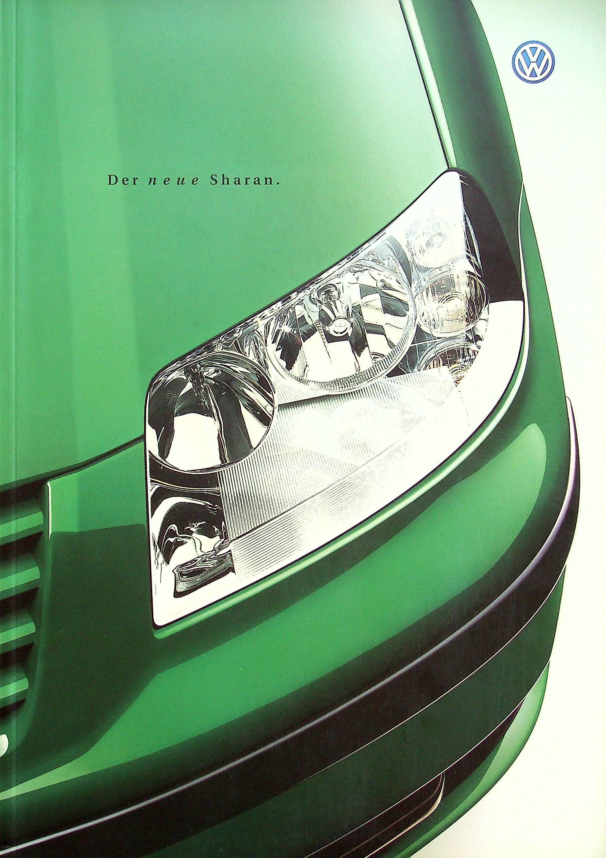 VW Sharan Prospekt 10/2000