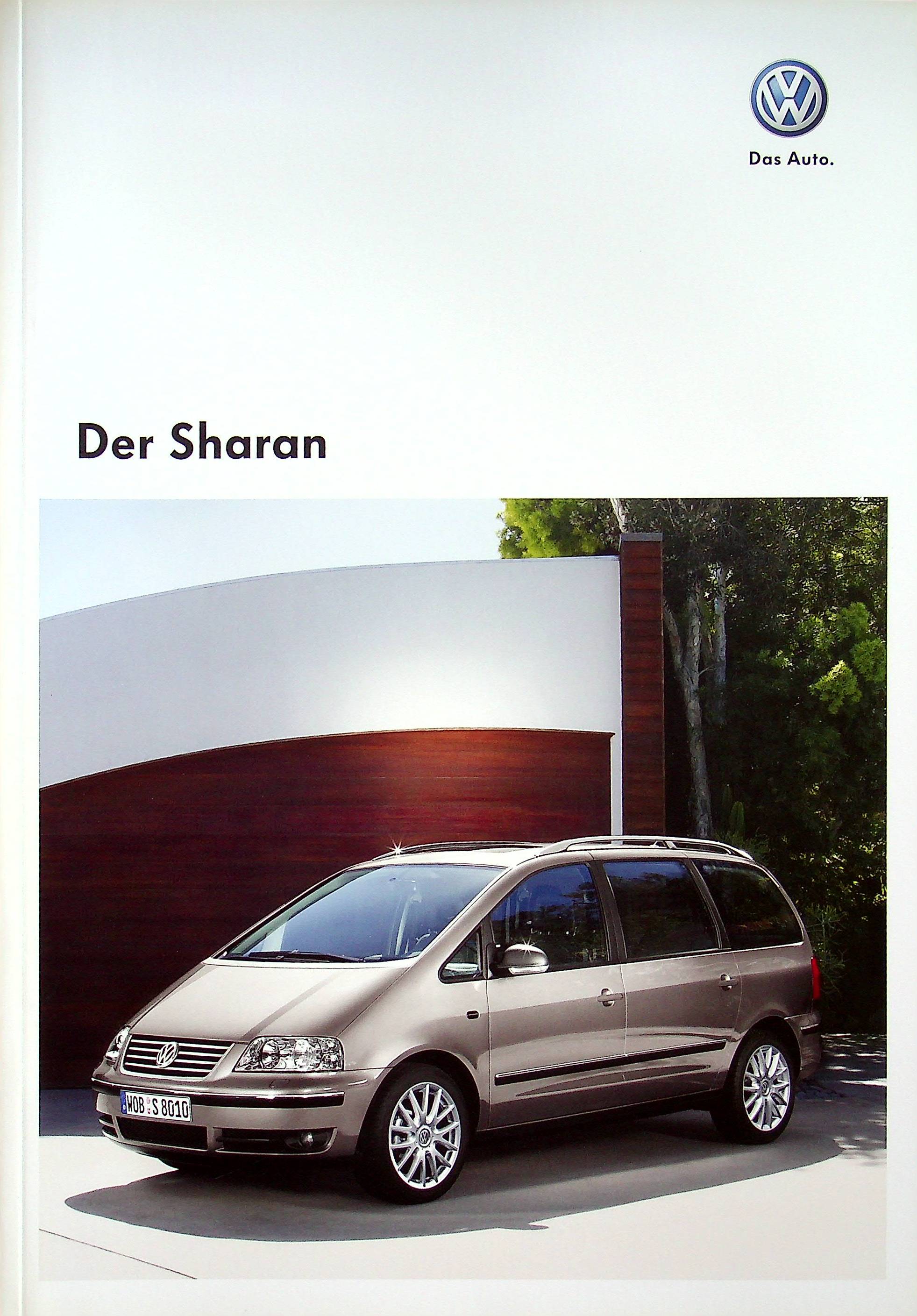 VW Sharan Prospekt 10/2008