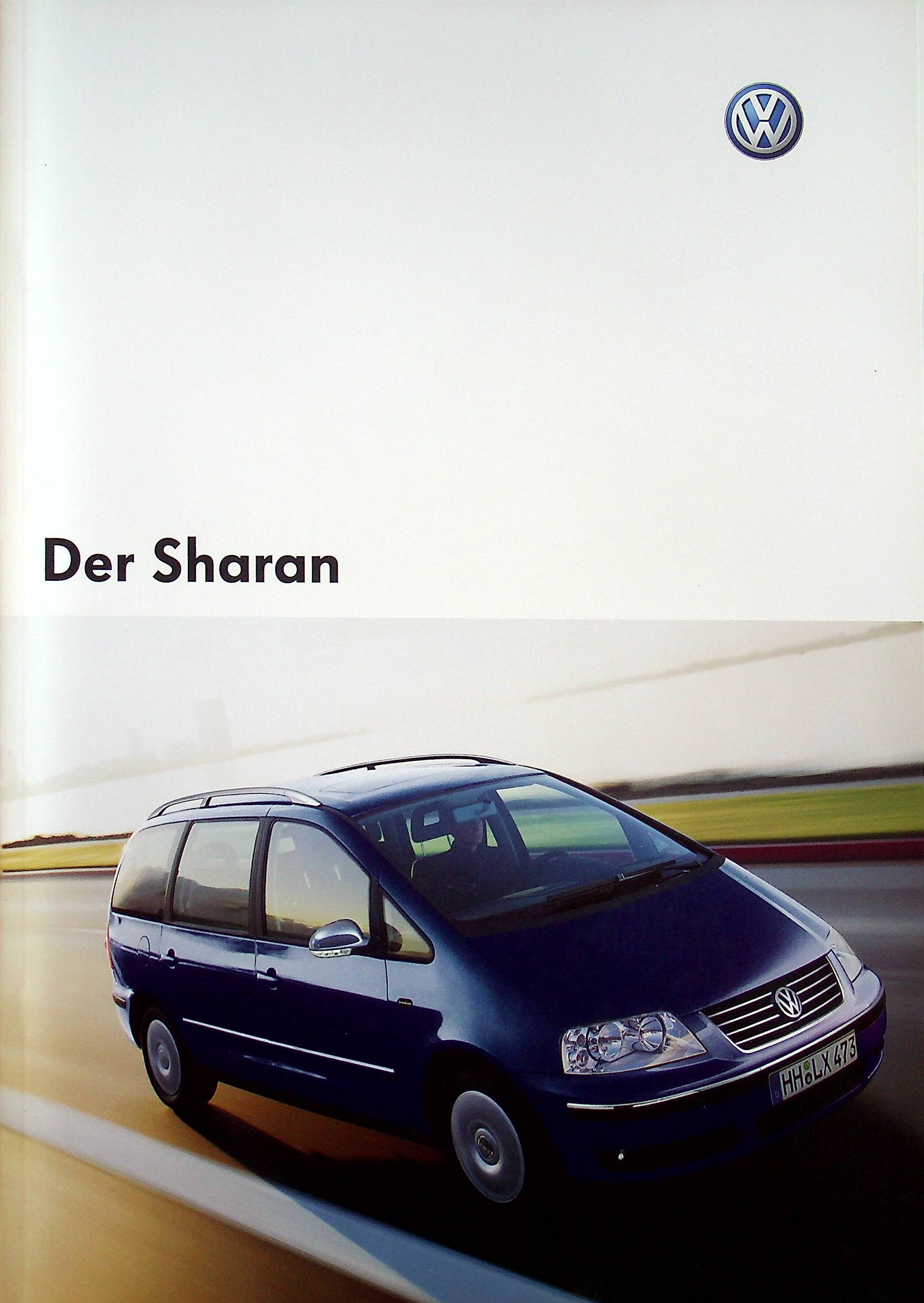 VW Sharan Prospekt 11/2003