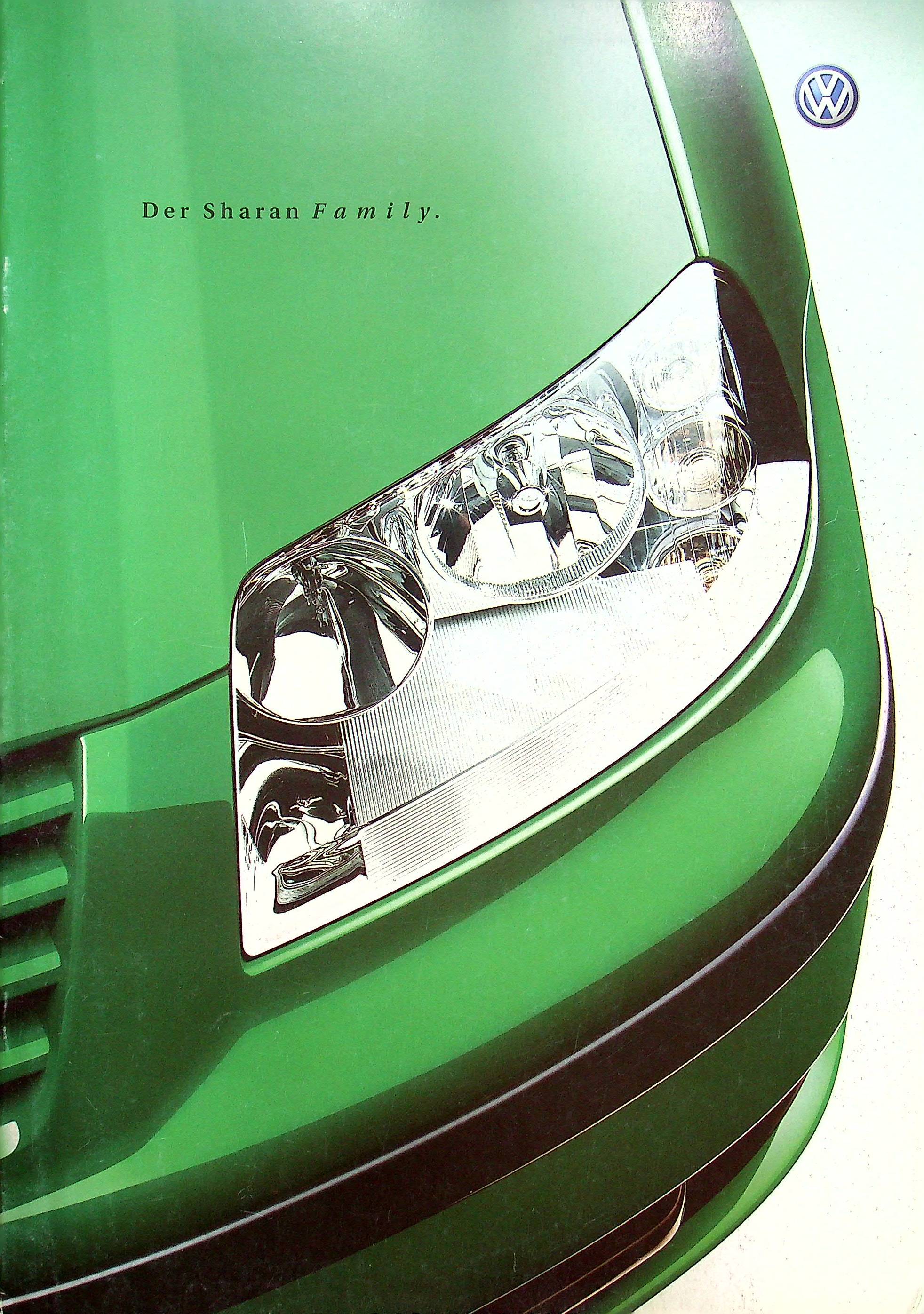 VW Sharan - Family - Prospekt 10/2001