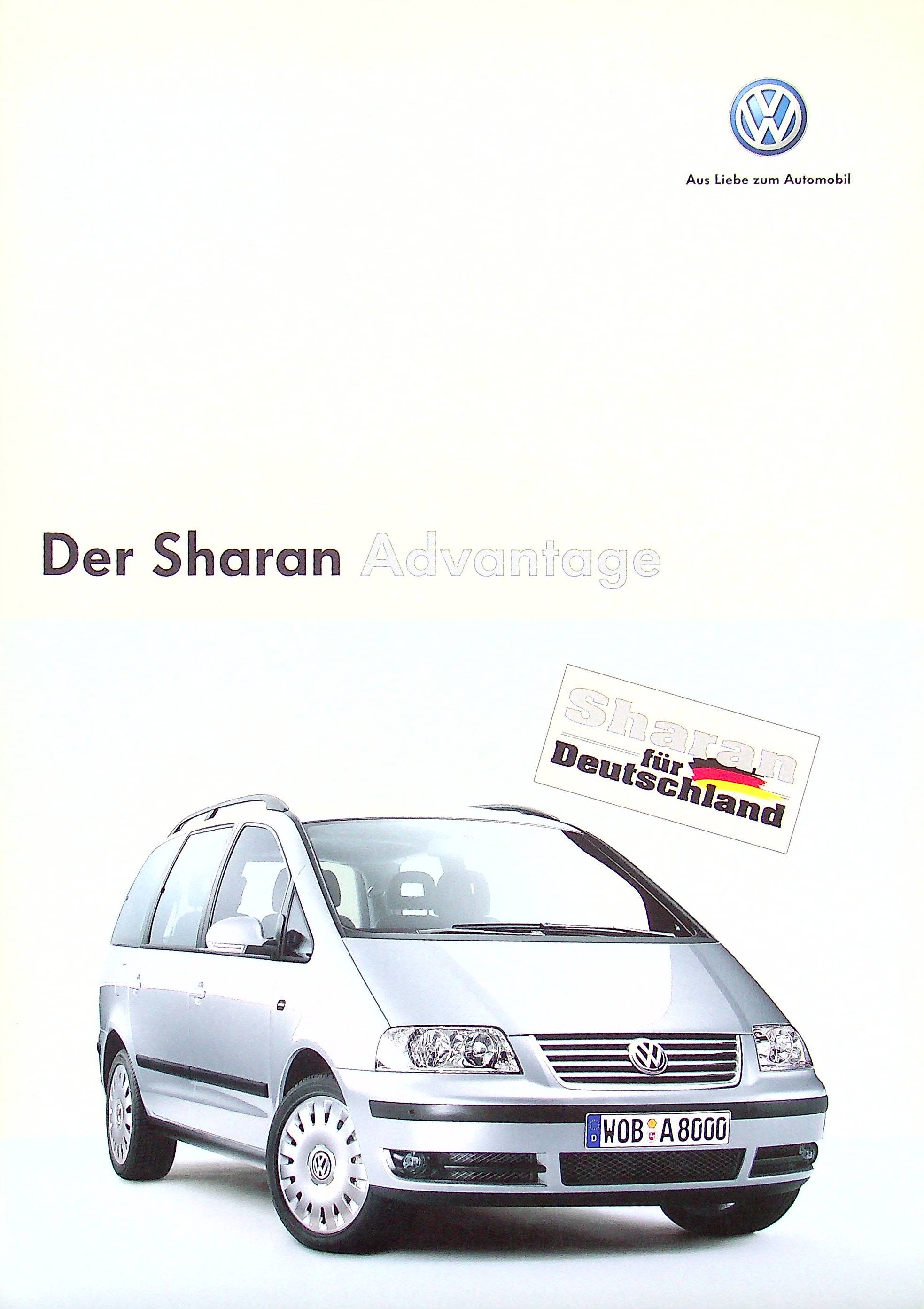 VW Sharan - Advantage - Prospekt 07/2006