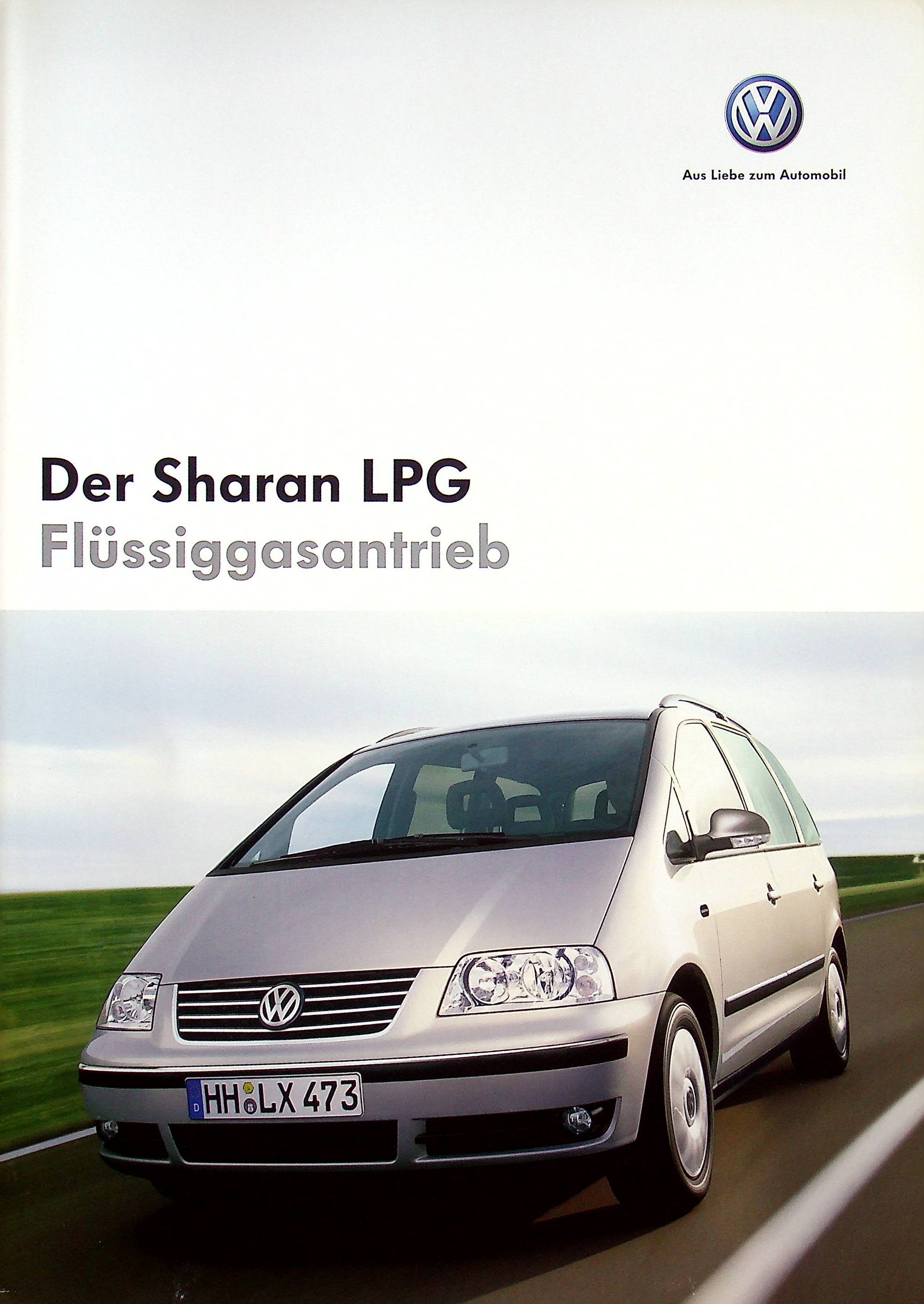 VW Sharan - LPG - Prospekt 10/2006
