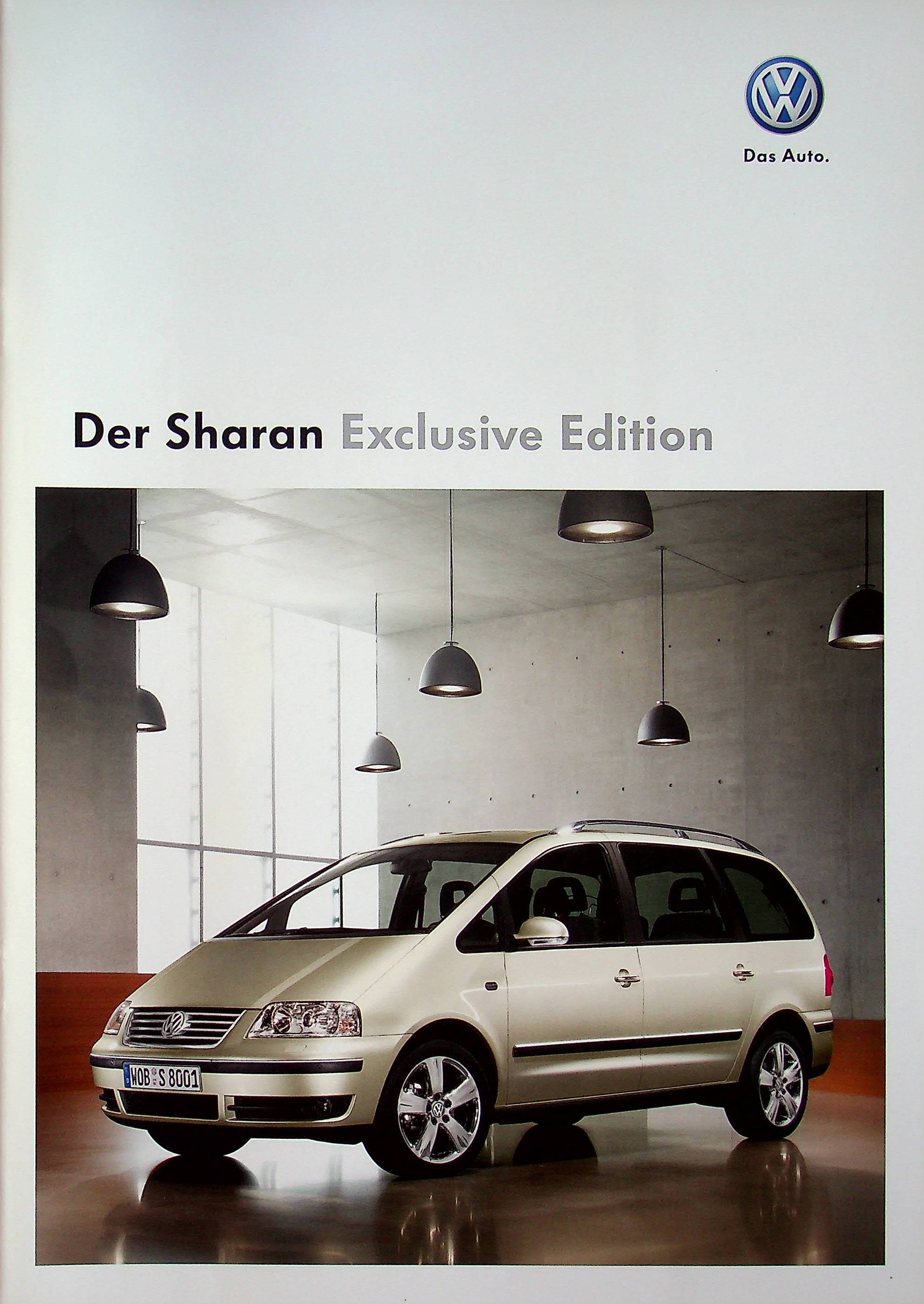 VW Sharan - Exclusive - Prospekt 05/2009
