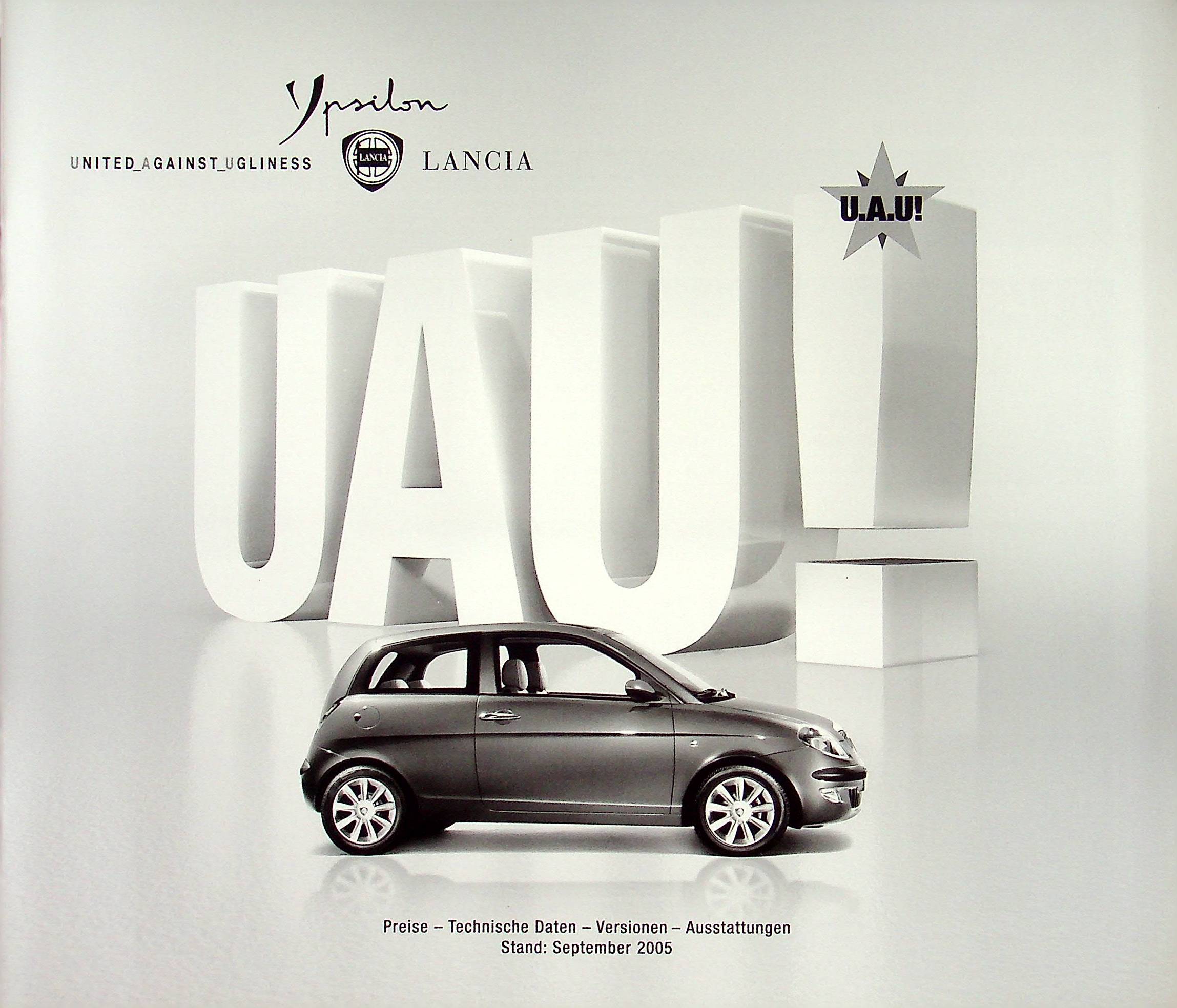 Lancia Ypsilon - Preisliste & Extras - Prospekt 09/2005