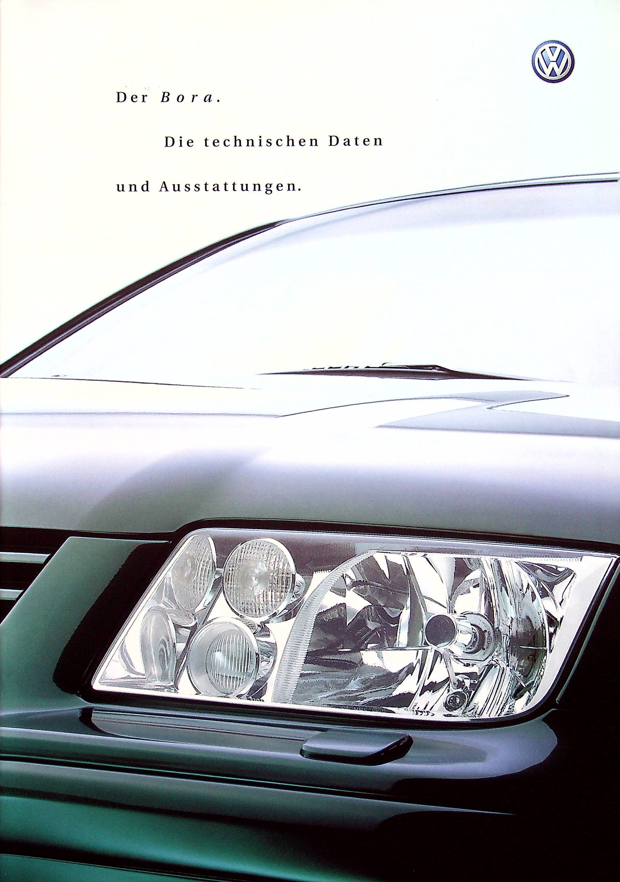 VW Bora - technische Daten & Ausstattungen - Prospekt 04/2002