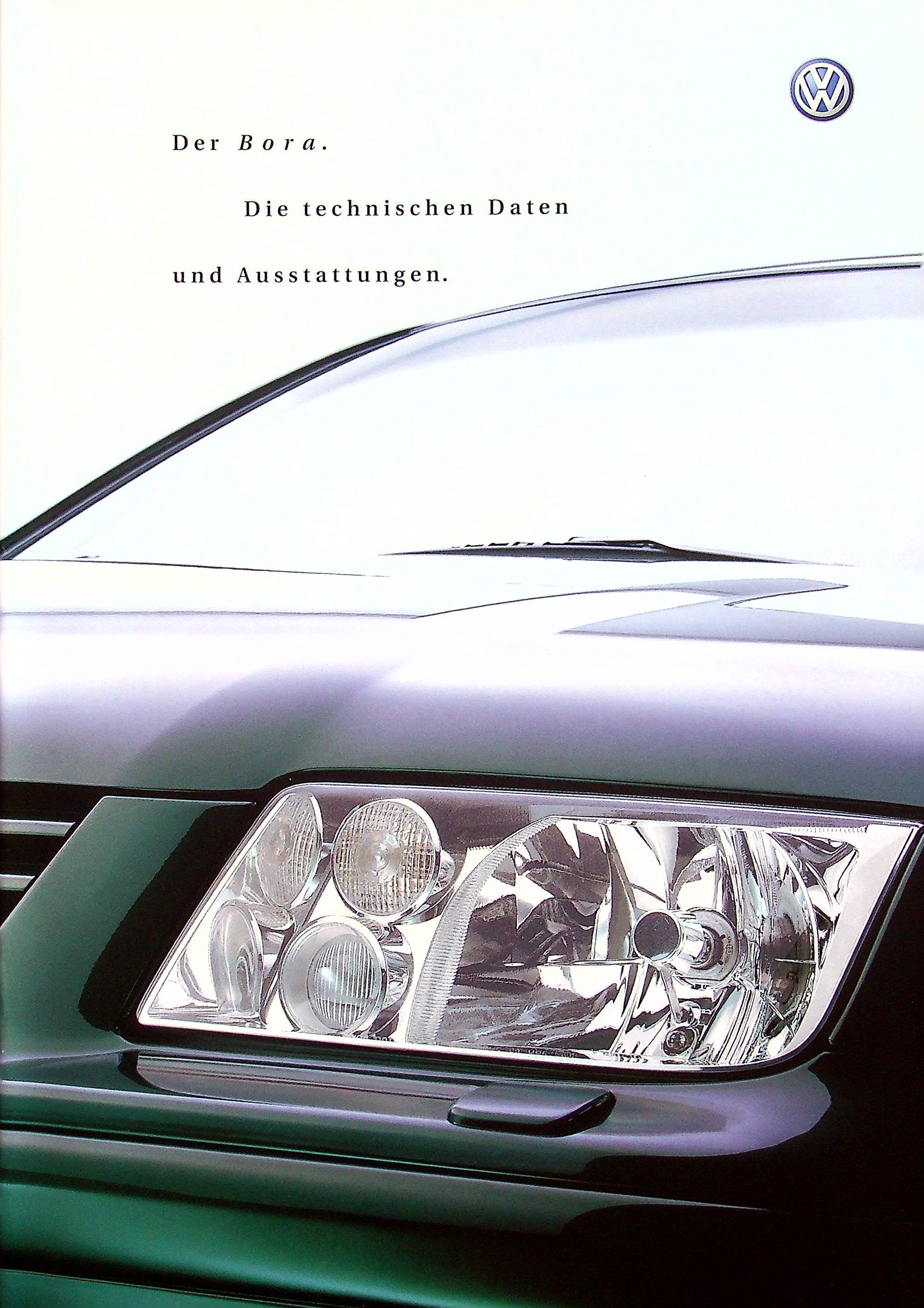 VW Bora - technische Daten & Ausstattungen - Prospekt 06/2002