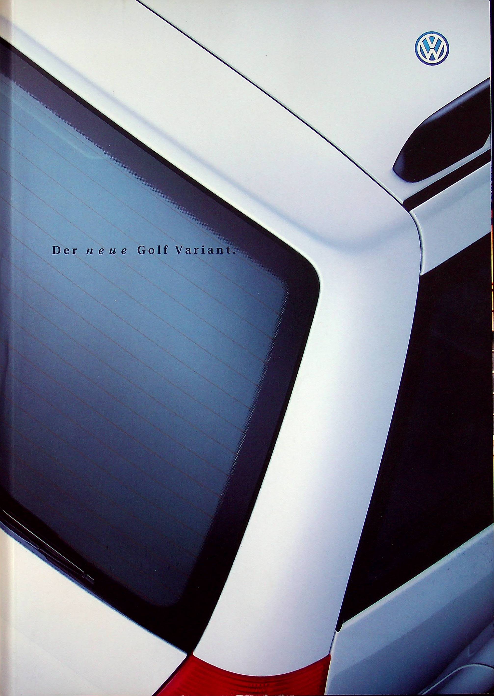VW Golf IV Variant Prospekt 04/1999