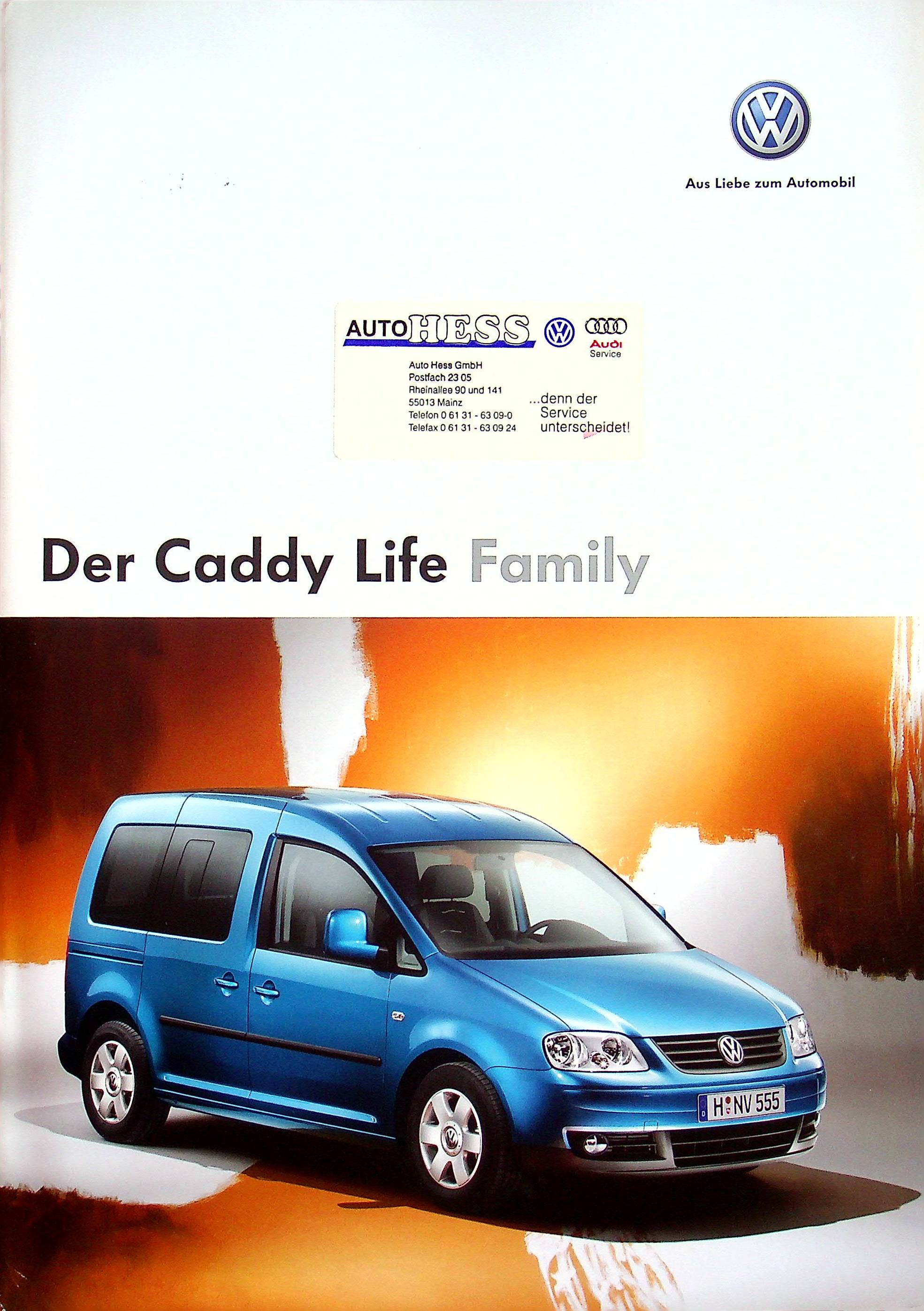 VW Caddy Life - Family - Prospekt 05/2007
