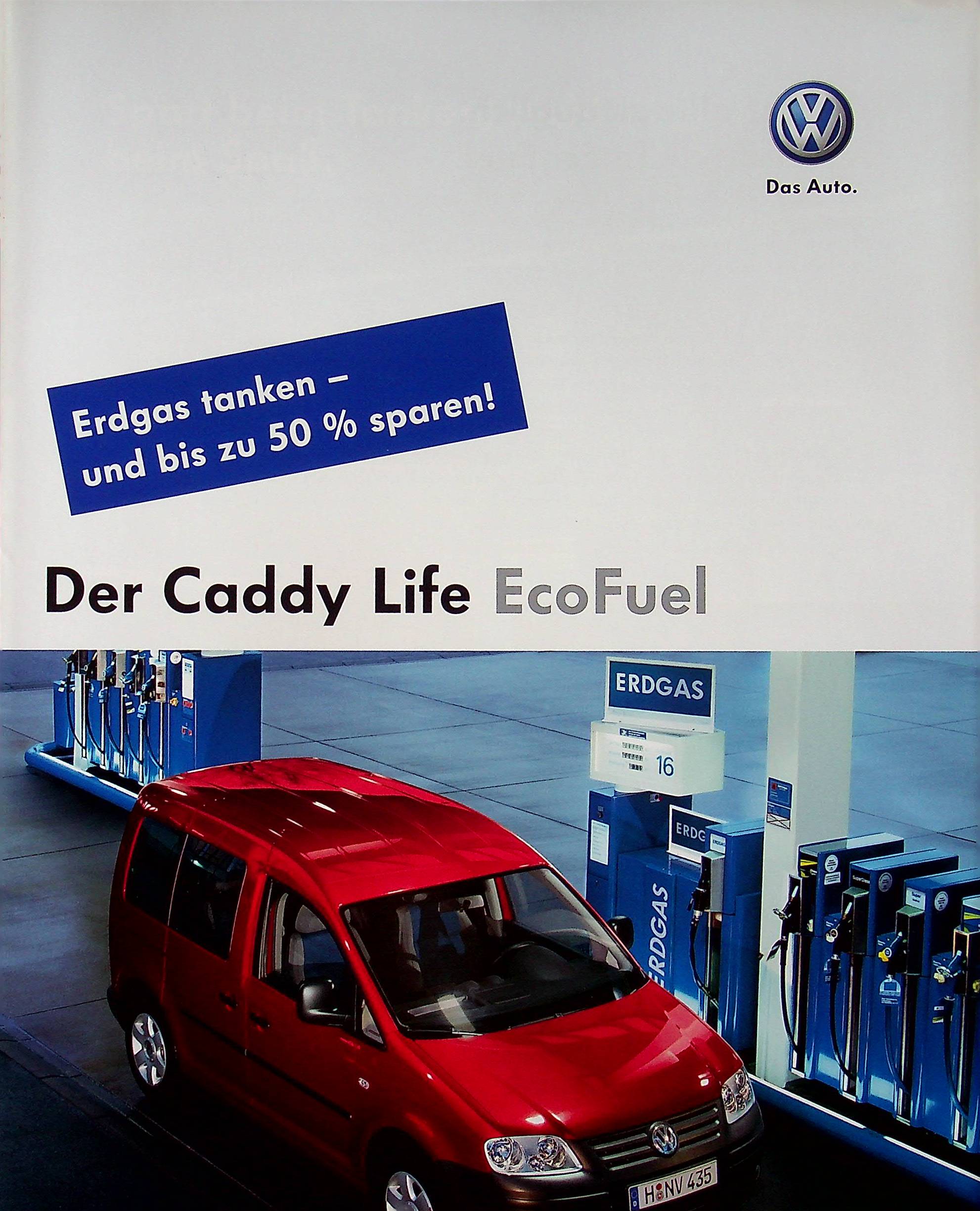 VW Caddy Life - EcoFuel - Prospekt 12/2007