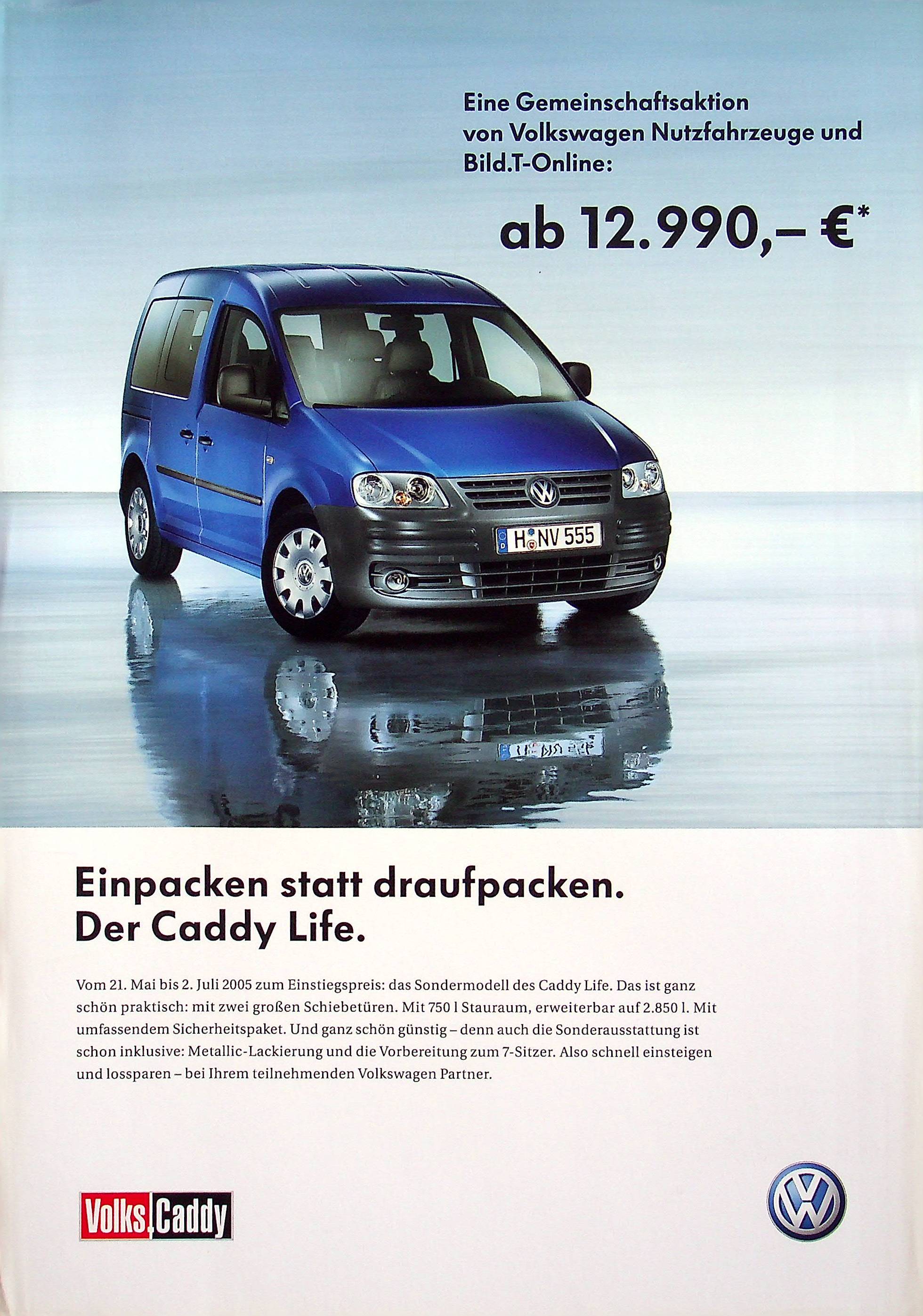 VW Caddy Life Prospekt 2005