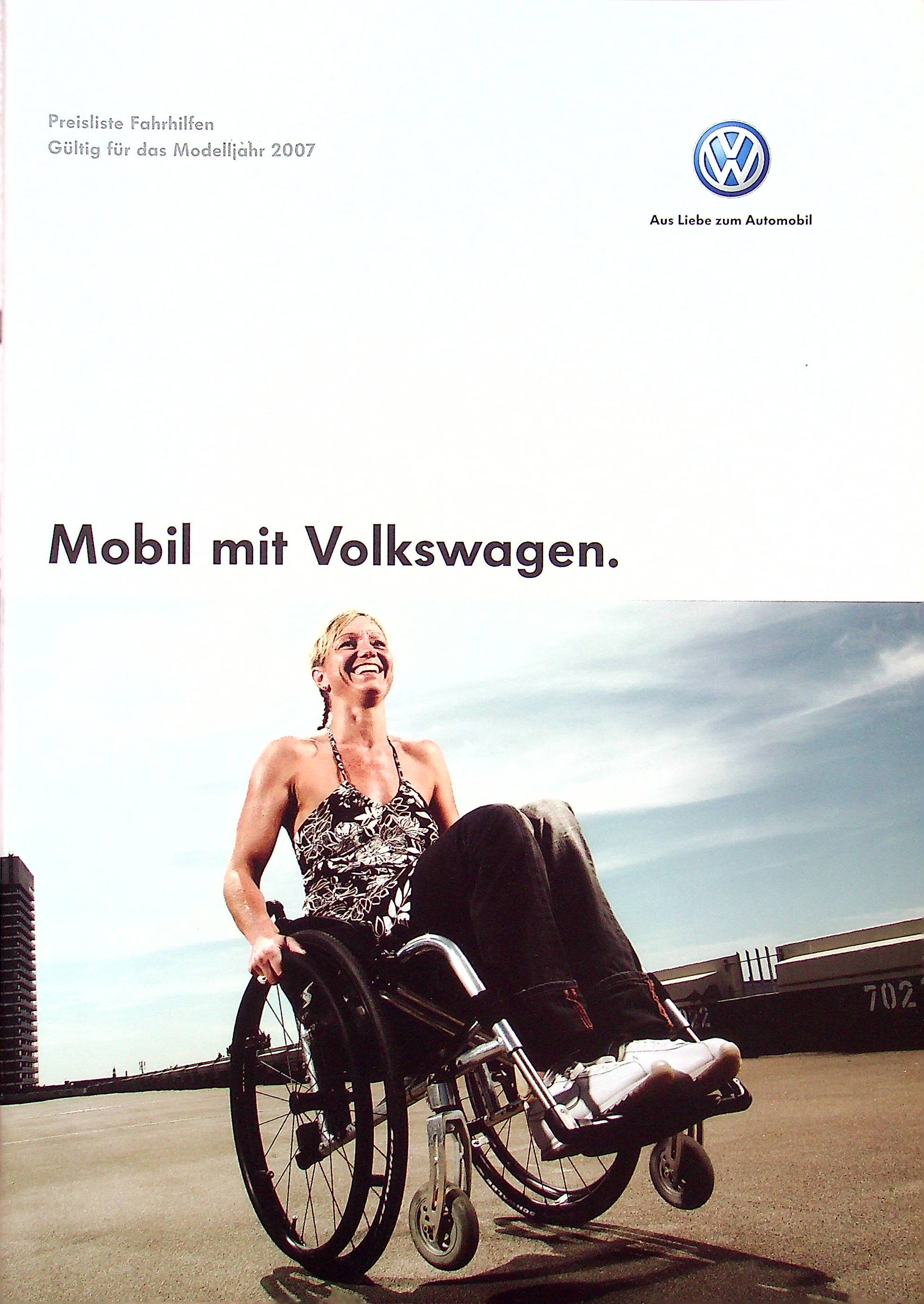 VW Touareg Passat Golf V - Fahrhilfen Preisliste - Prospekt 04/2007