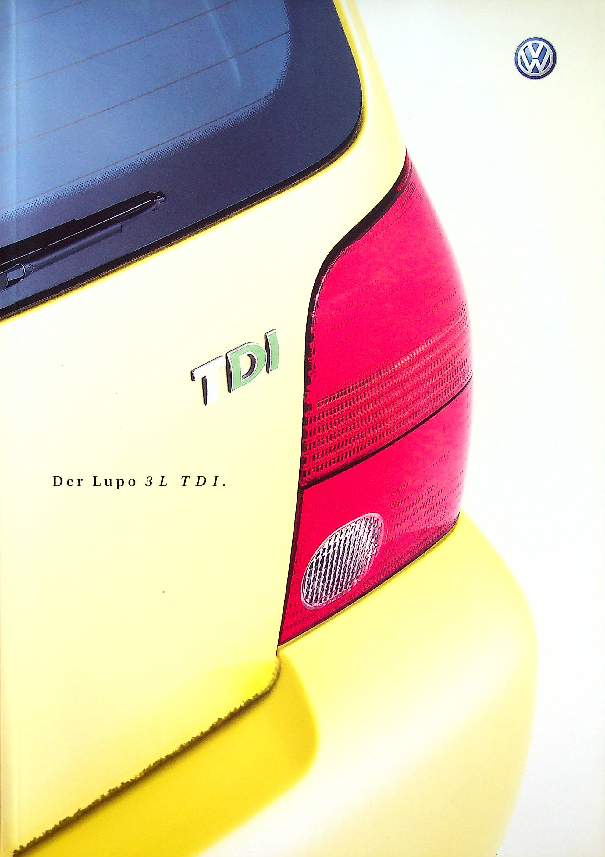 VW Lupo 3L TDI Prospekt 04/2002