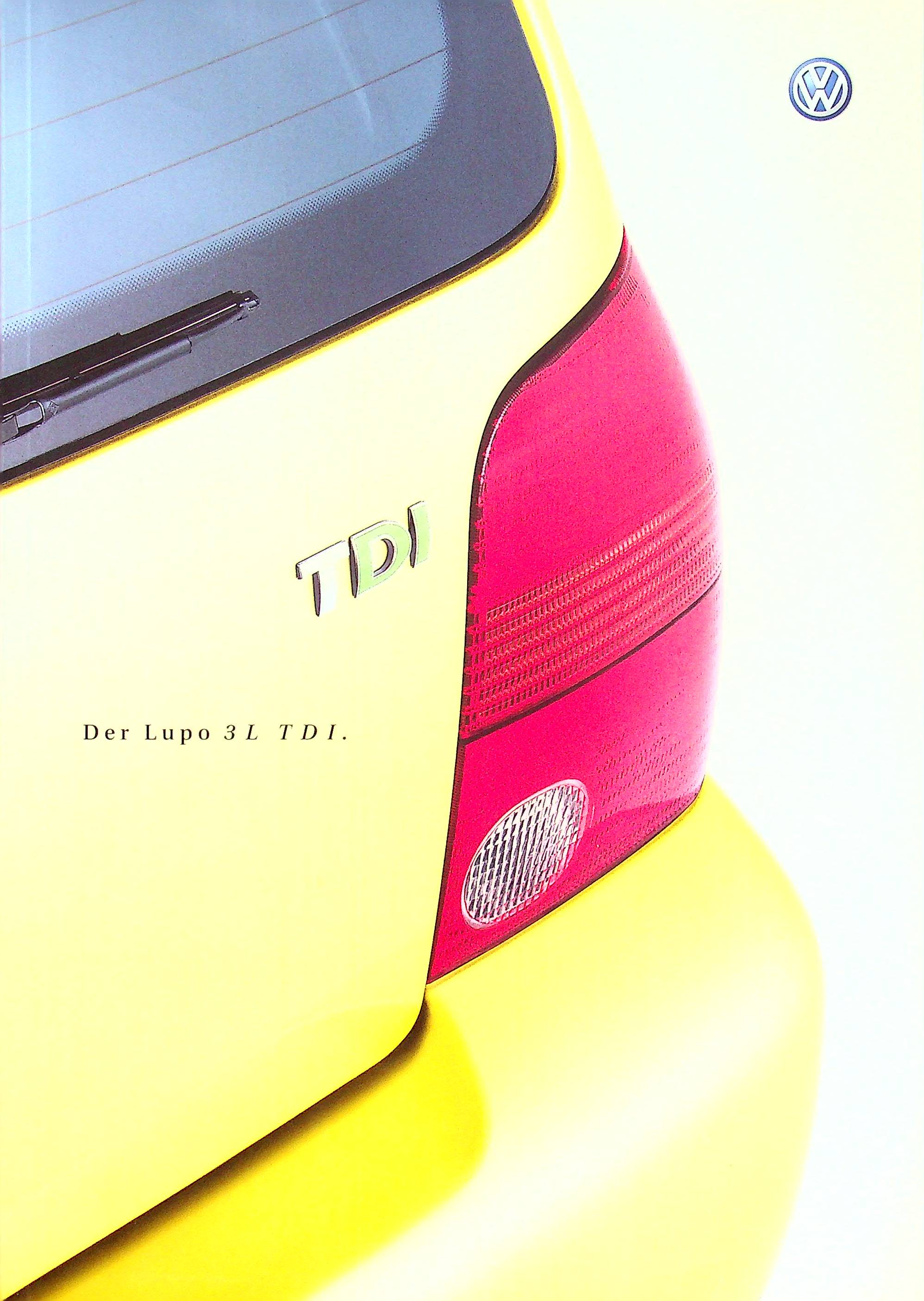 VW Lupo 3L TDI Prospekt 04/2001