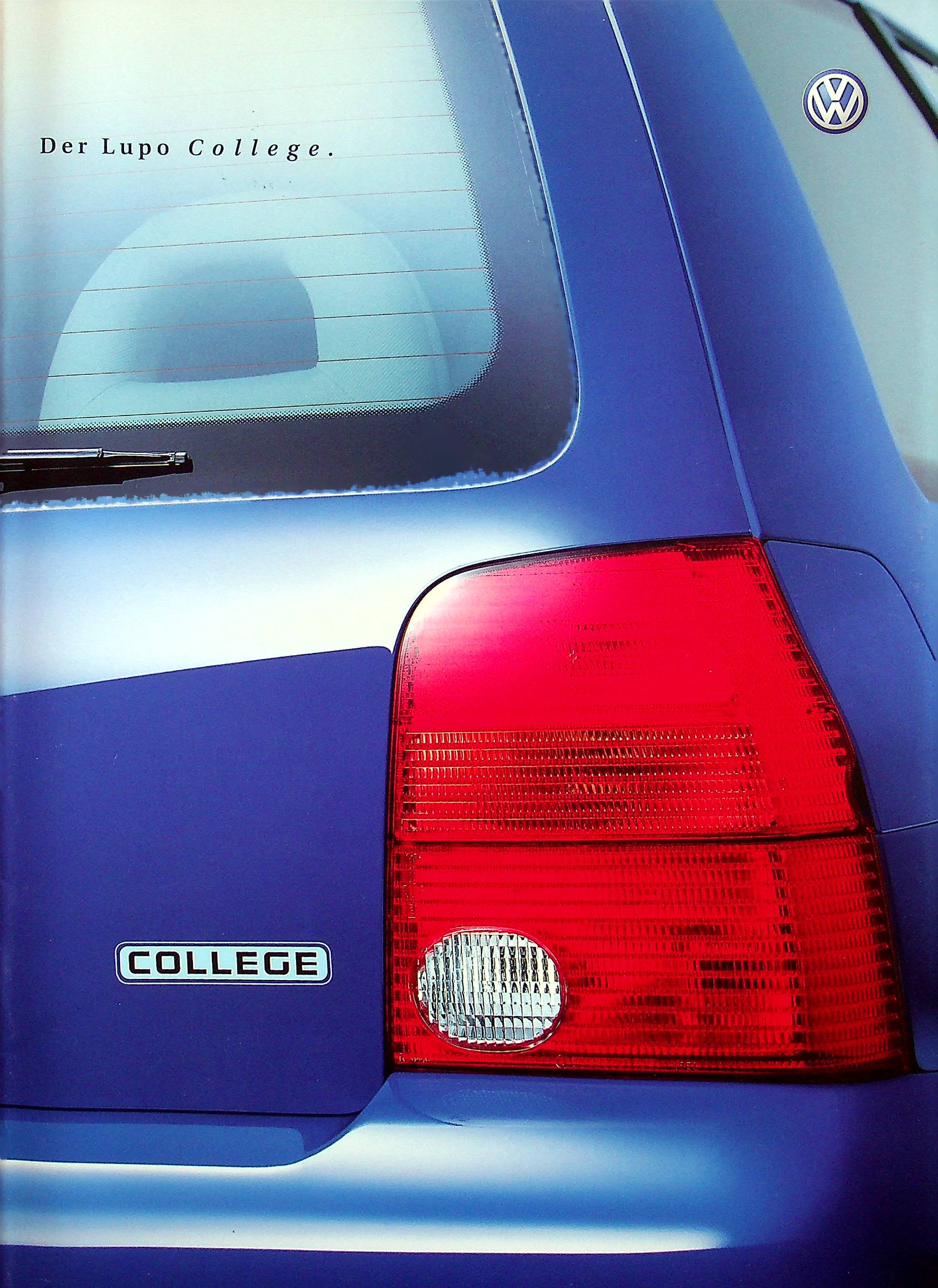 VW Lupo - College - Prospekt 04/2001