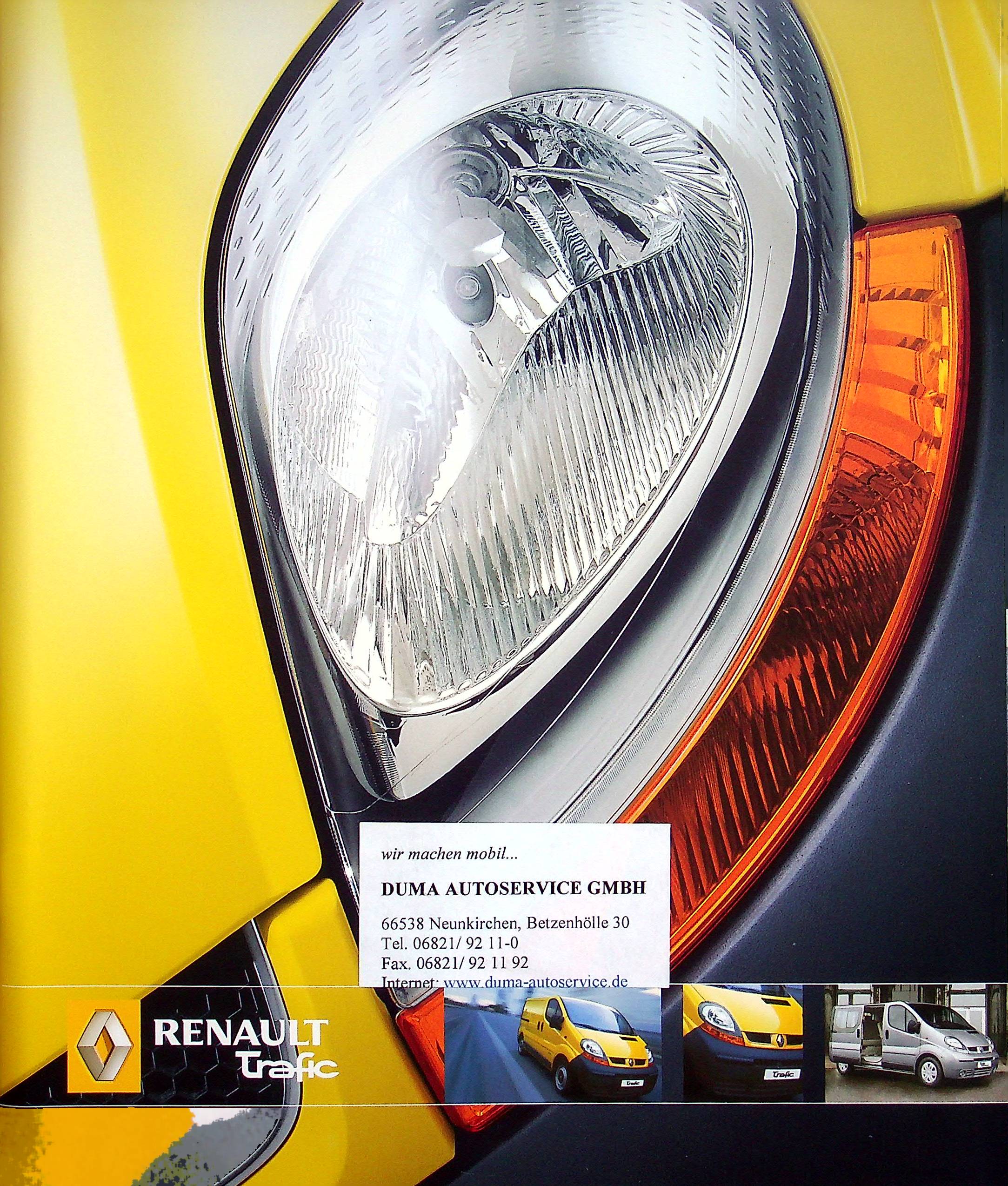 Renault Trafic Prospekt 12/2005